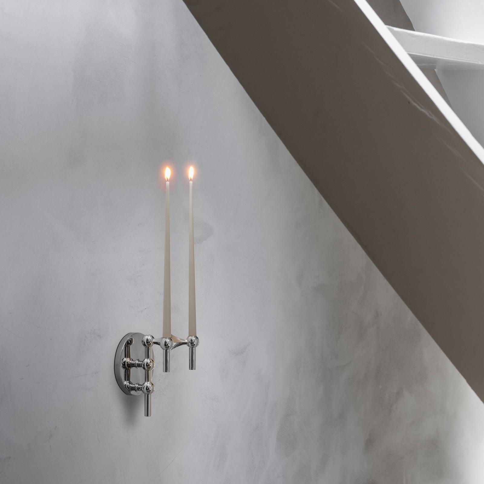 Świecznik ścienny STOFF NAGEL chrom Stoff Nagel Eye on Design