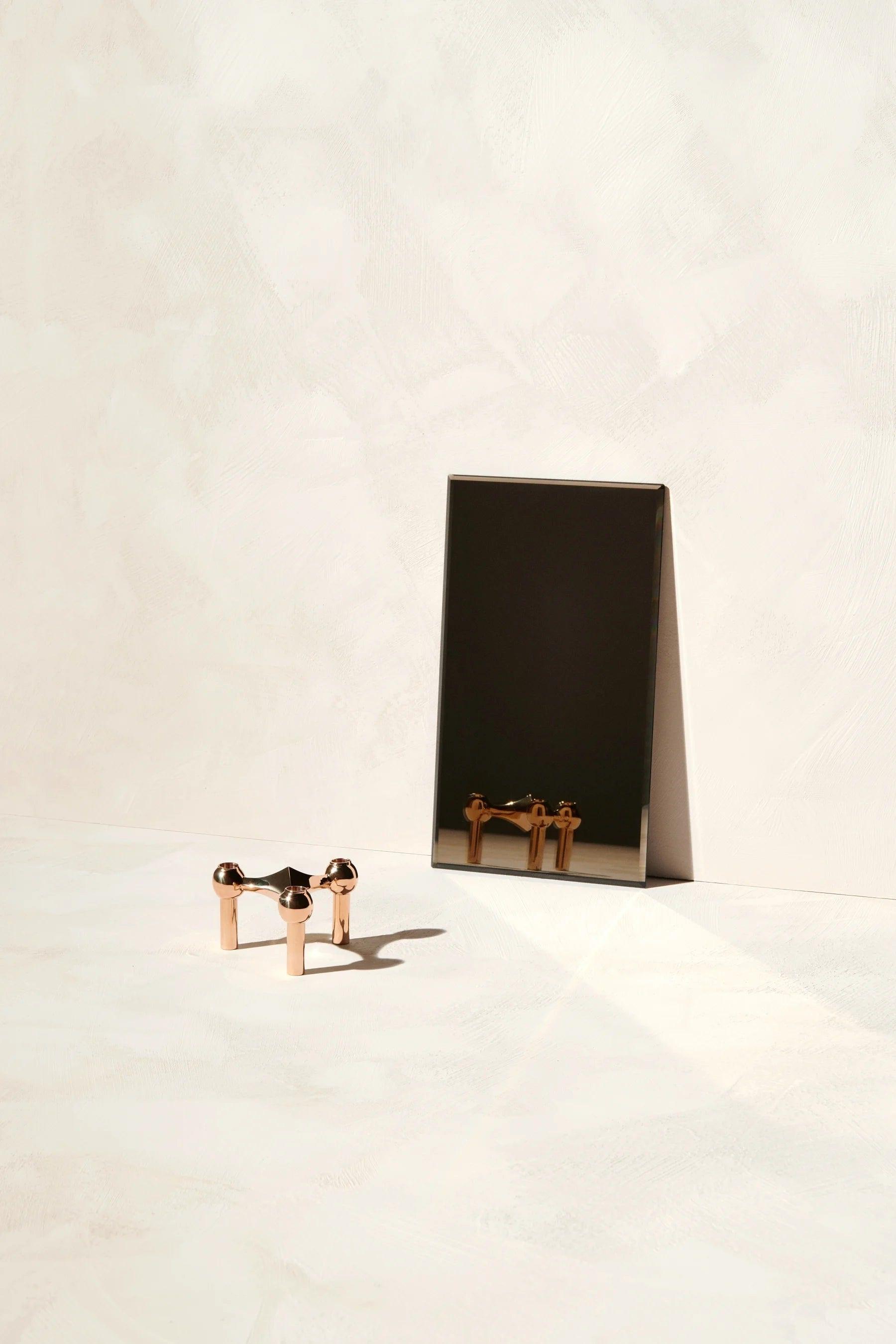 Świecznik STOFF NAGEL różowe złoto Stoff Nagel Eye on Design