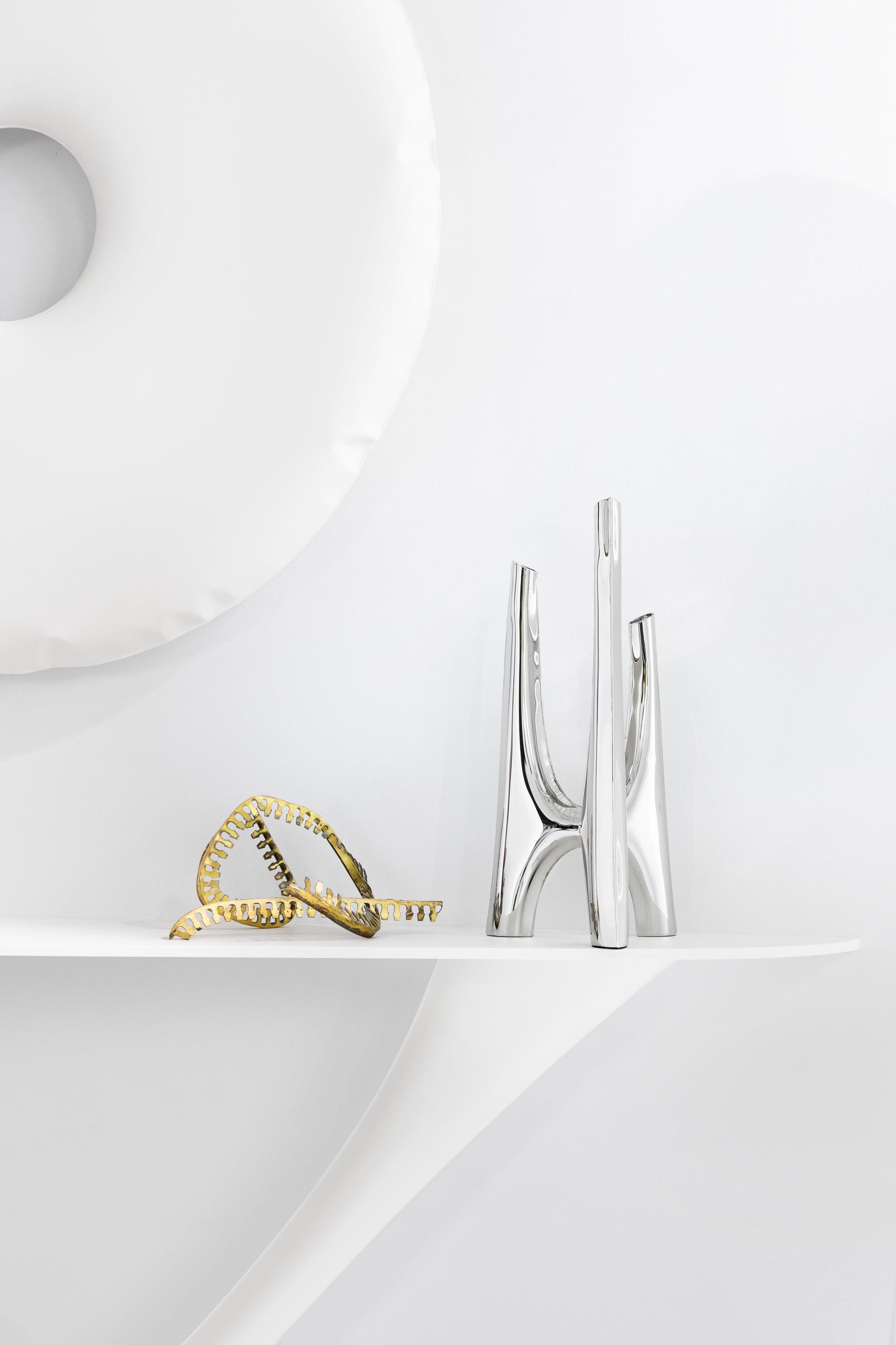 Świecznik TRIGLAV inox Zieta Studio Eye on Design