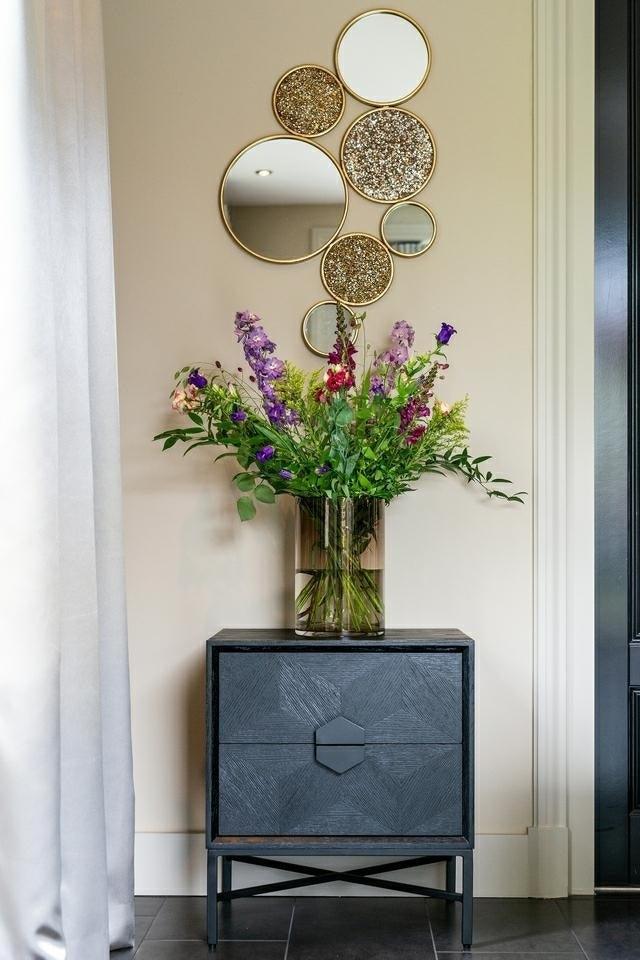 Szafka nocna BLAX czarny fornir dębowy Richmond Interiors Eye on Design