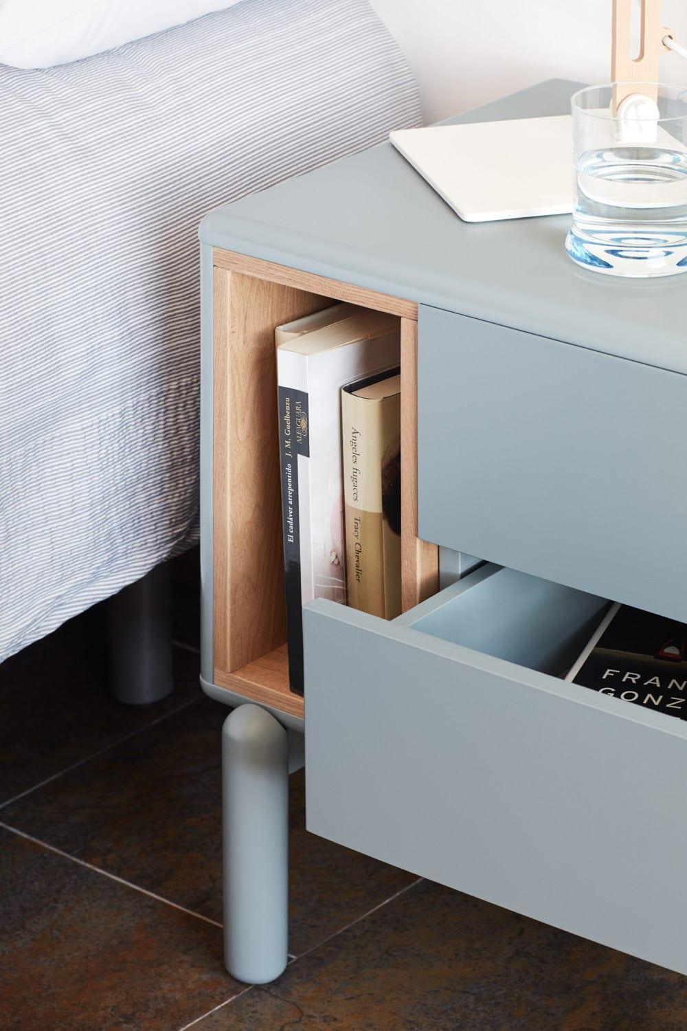 Szafka nocna CORVO szary Teulat Eye on Design