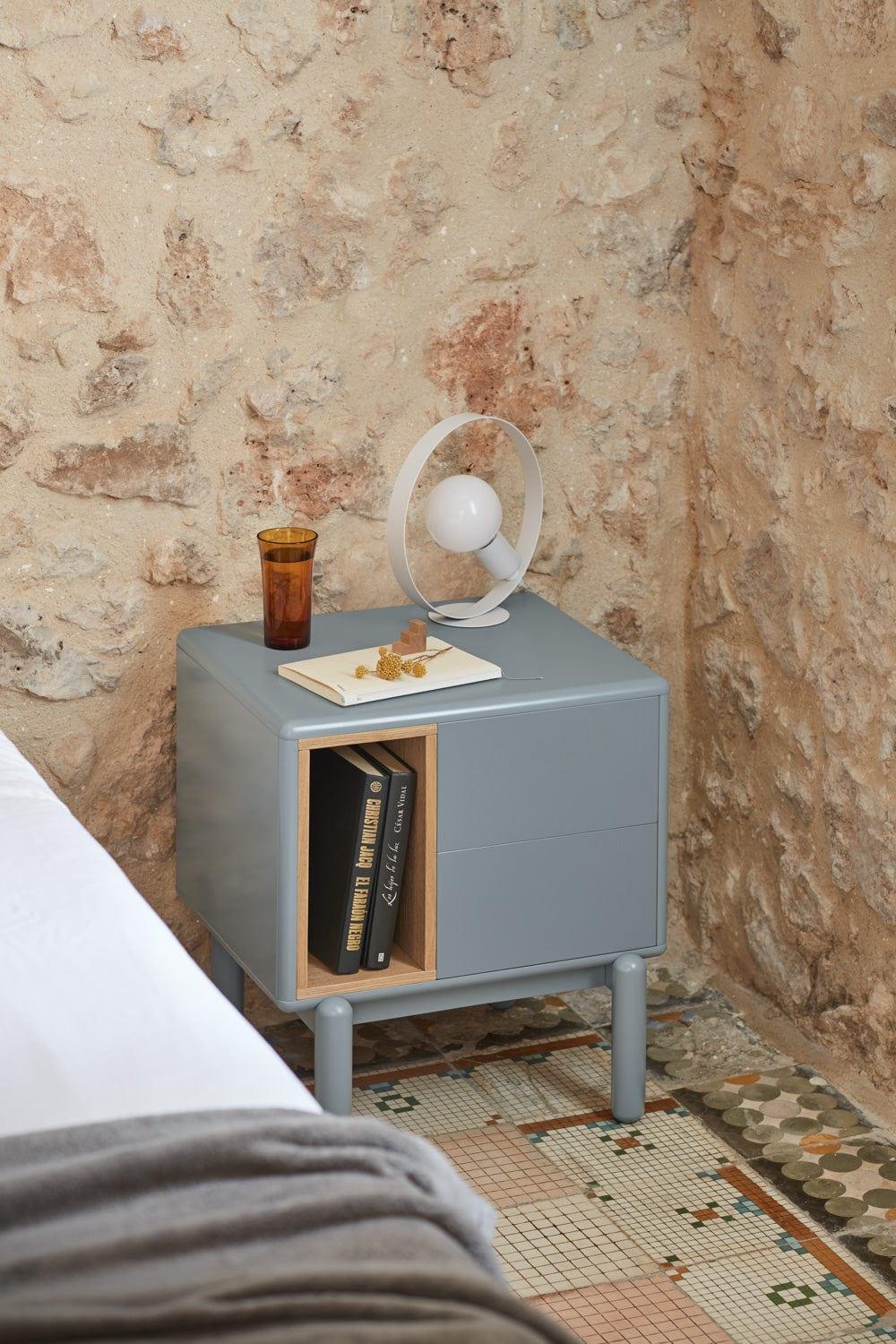 Szafka nocna CORVO szary Teulat Eye on Design