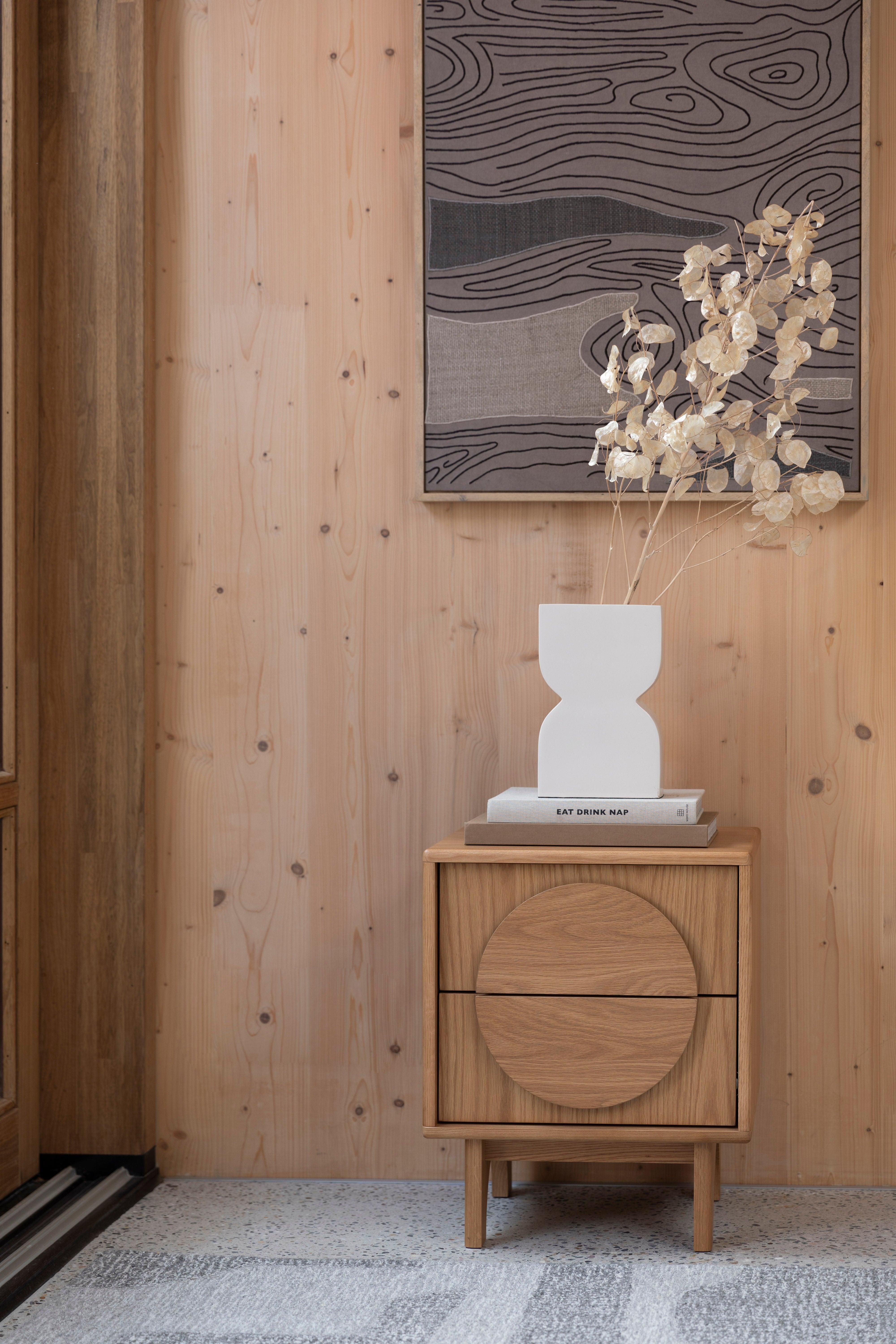 Szafka nocna GROOVE drewno dębowe Zuiver Eye on Design