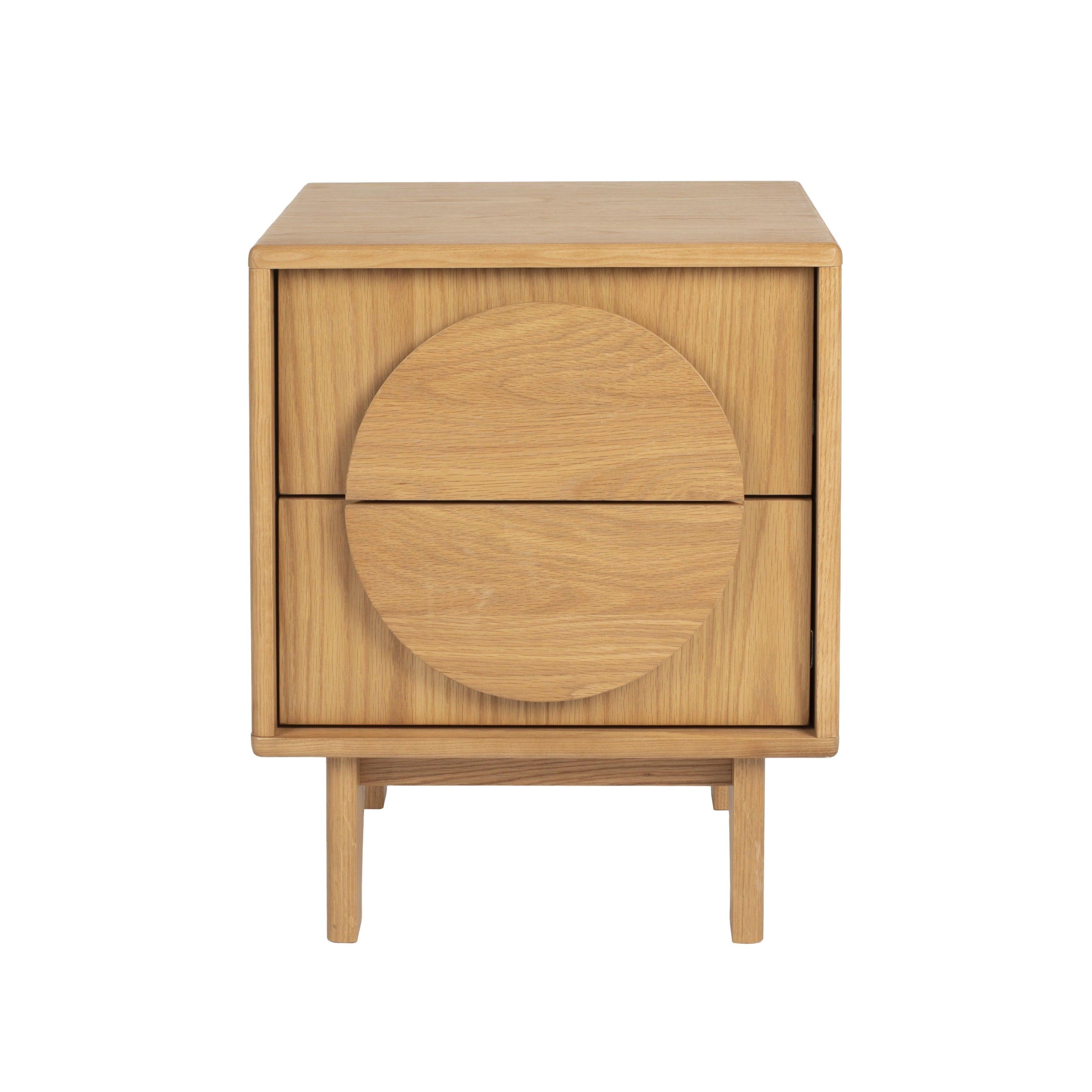Szafka nocna GROOVE drewno dębowe Zuiver Eye on Design