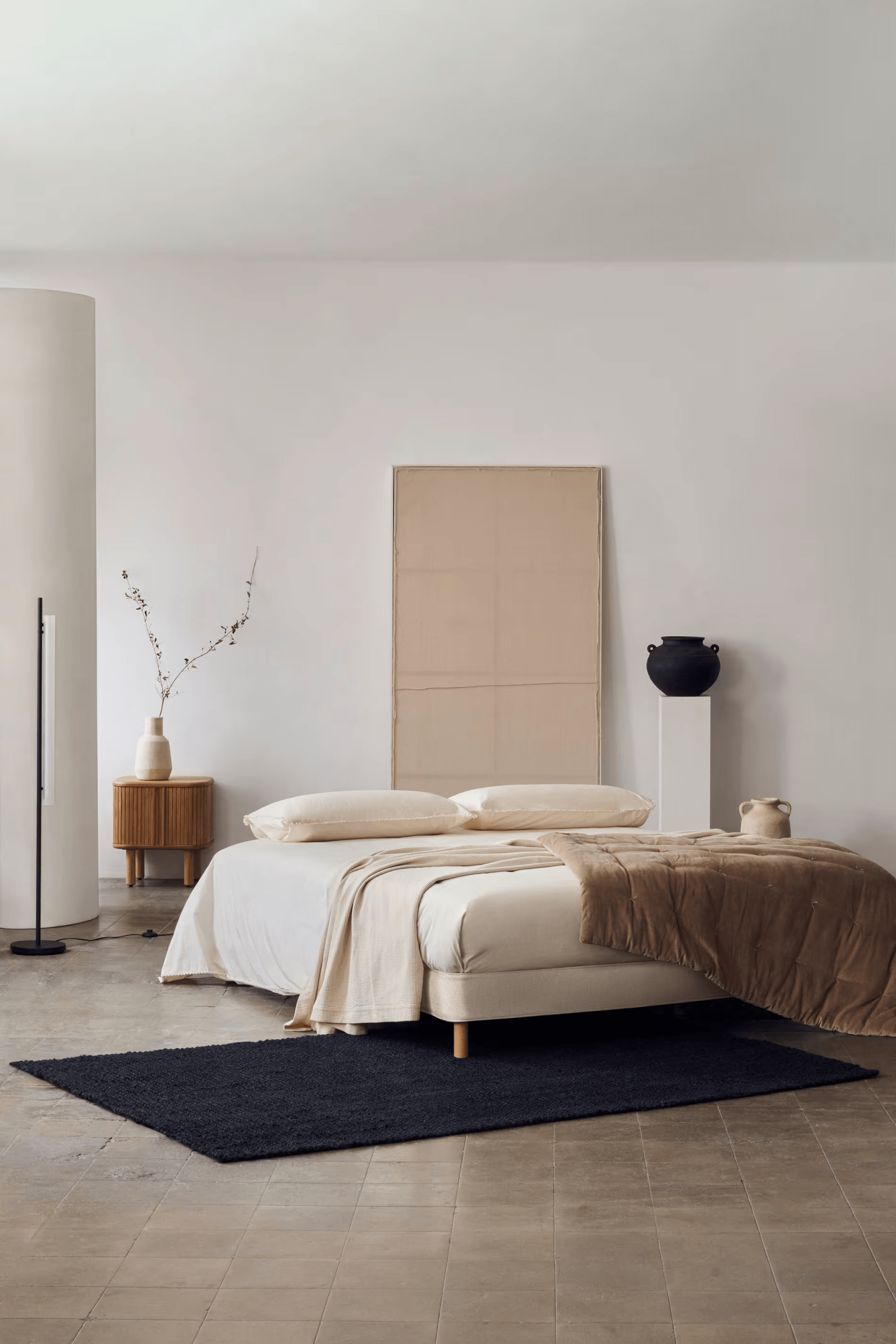 Szafka nocna MAILEN okleina jesionowa La Forma Eye on Design