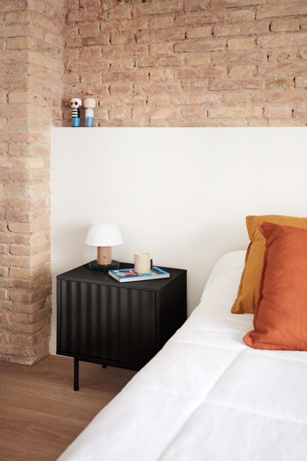 Szafka nocna SIERRA czarny Teulat Eye on Design