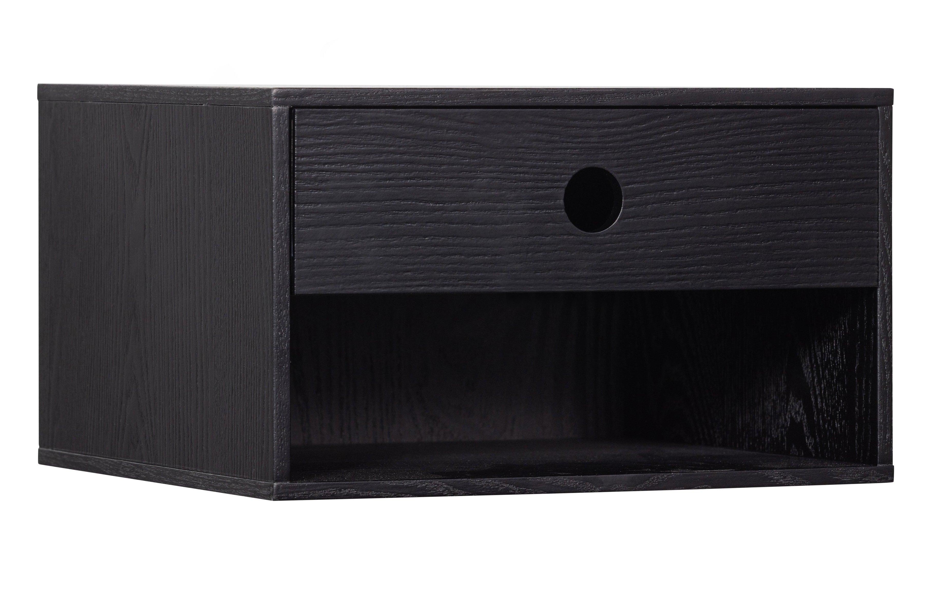 Szafka nocna wisząca NANCY czarny Woood Eye on Design