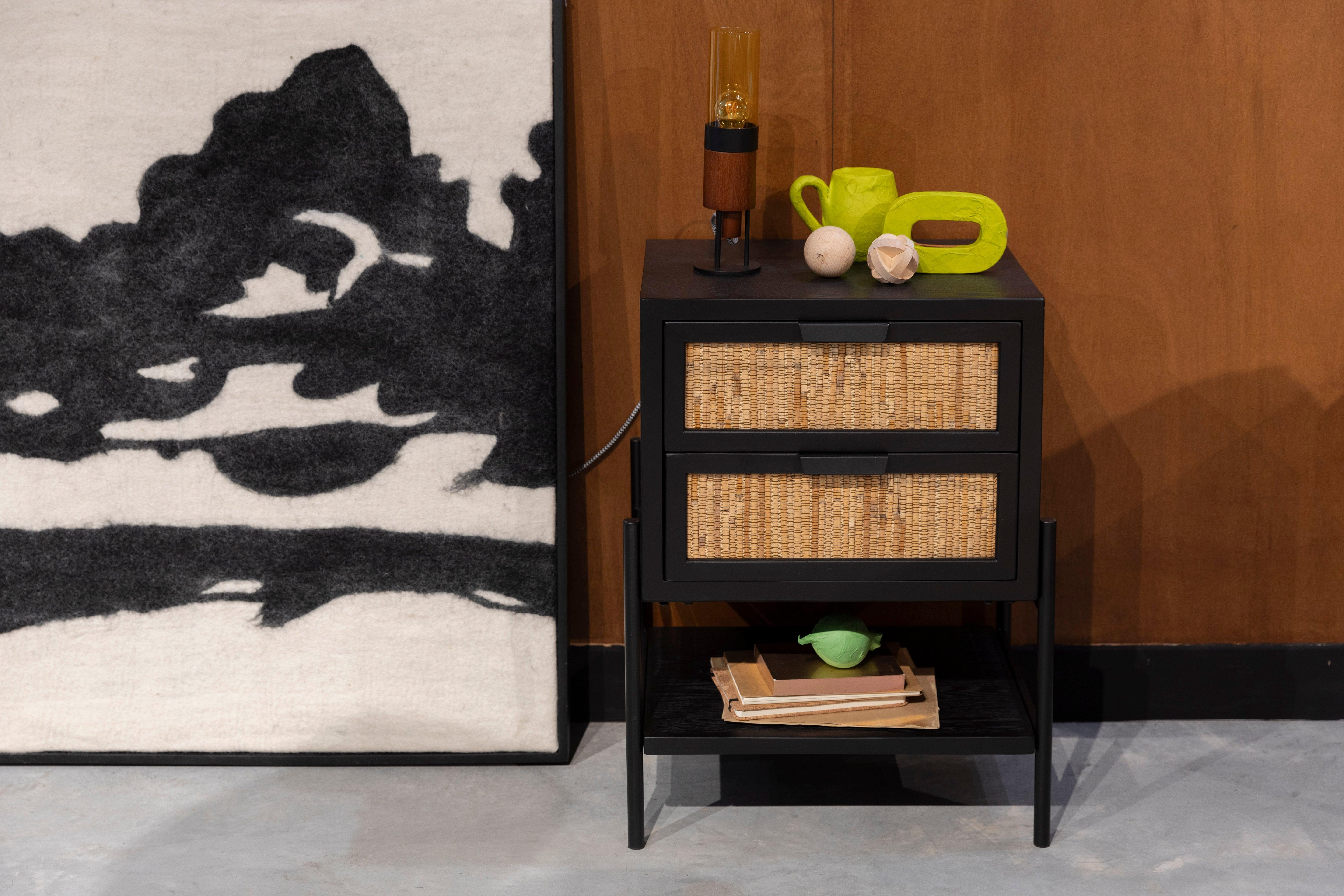 Yasu Bed Side Table Black Dutchbone Eye on Design