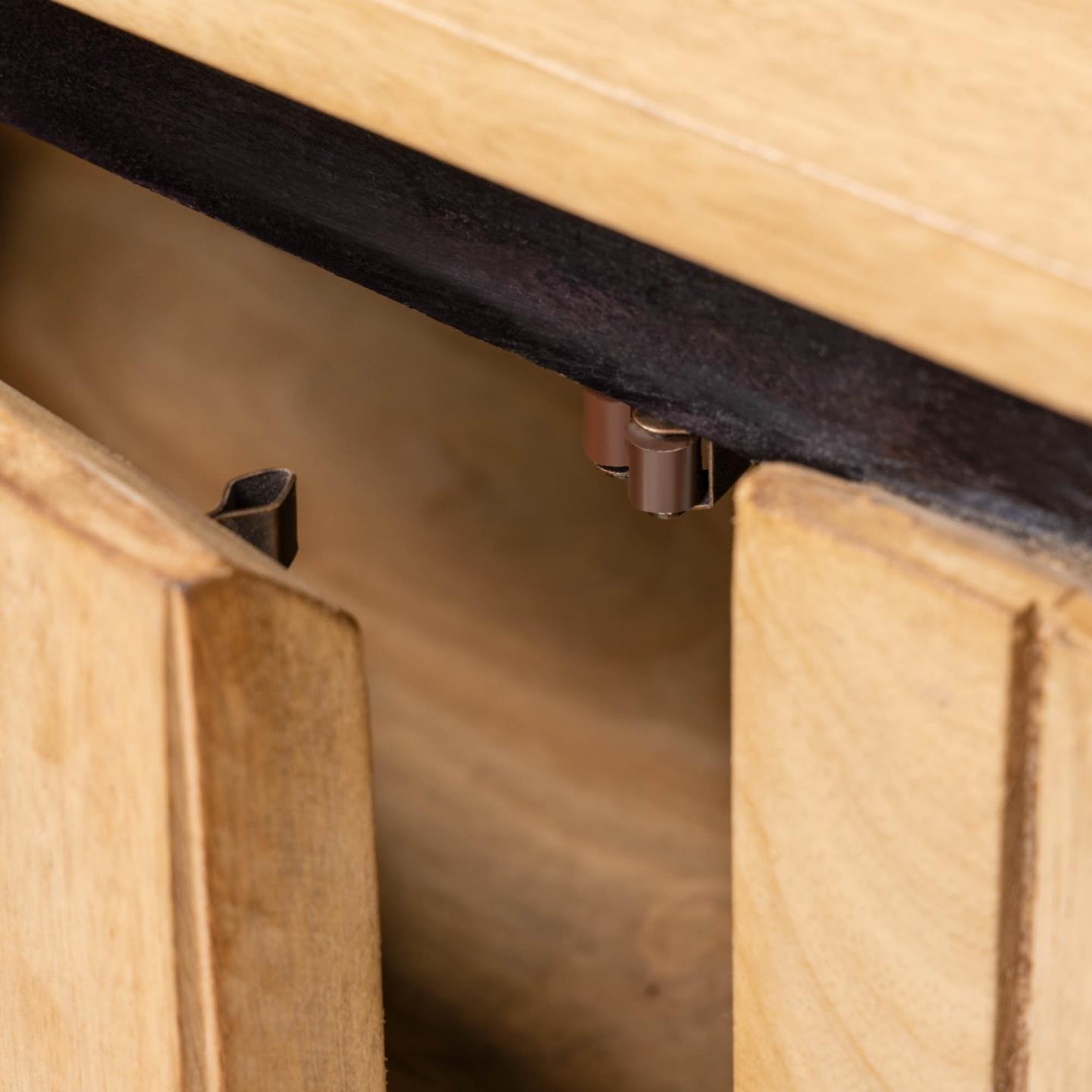 Szafka otwarta RTV LICIA lite drewno mango La Forma Eye on Design