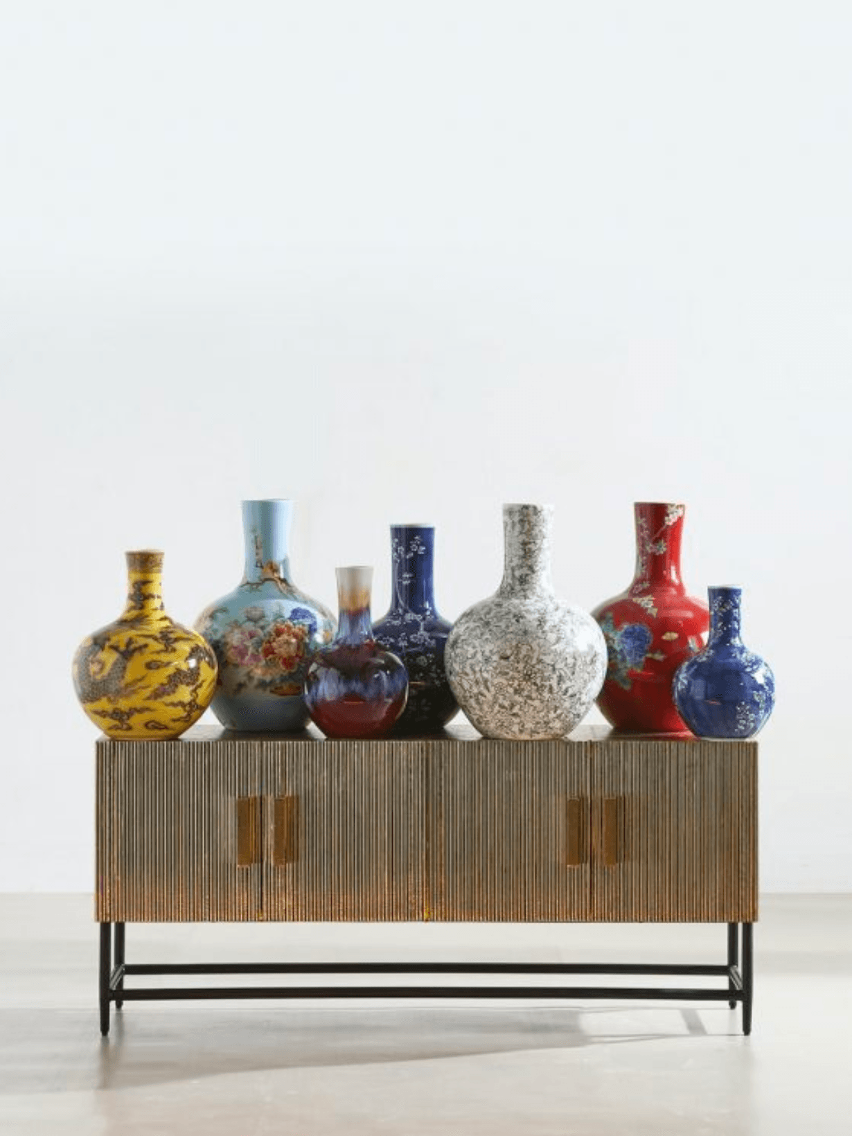 Szafka RIBBEL złoty Pols Potten Eye on Design