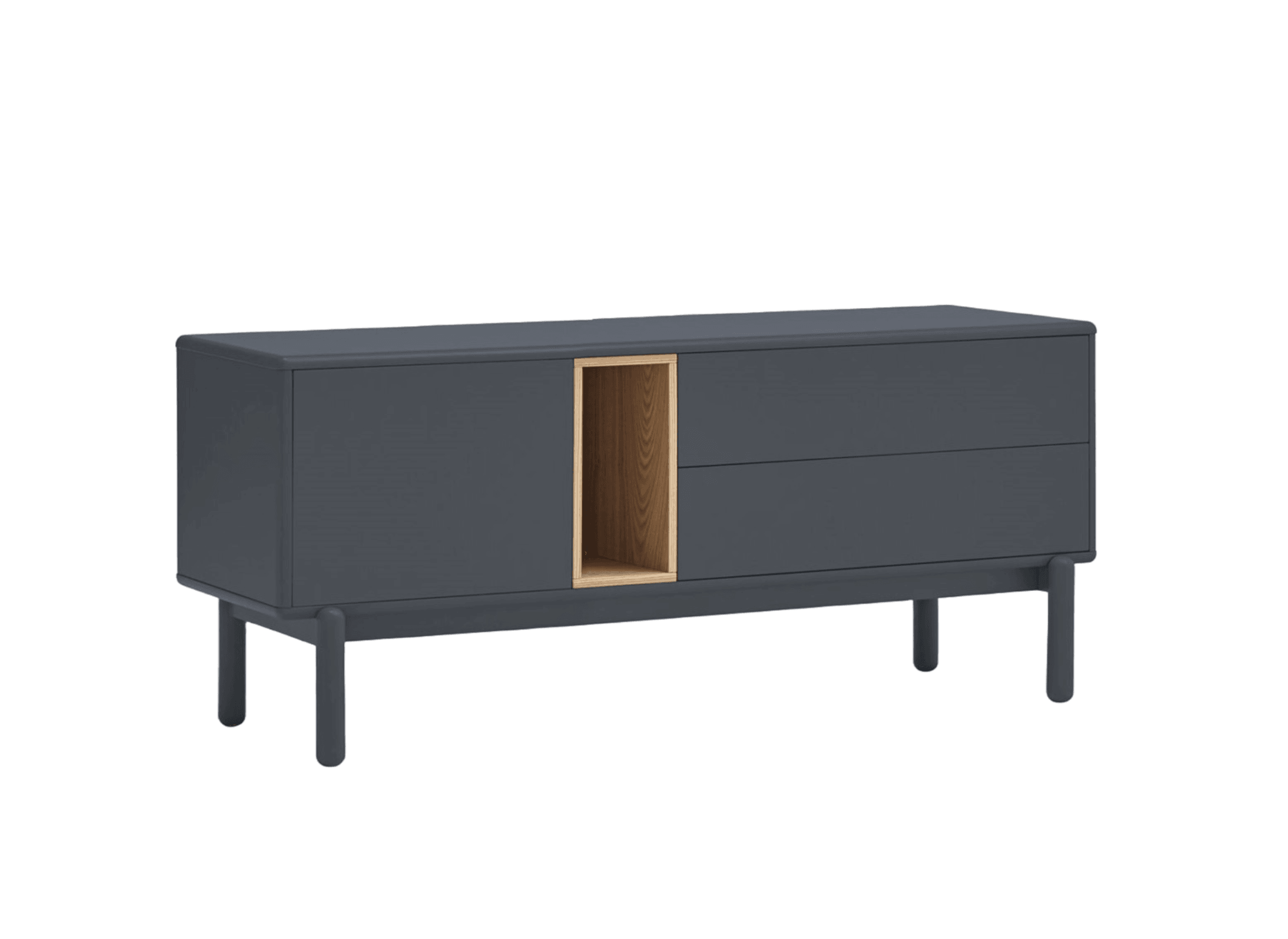 Szafka RTV mała CORVO antracytowy Teulat Eye on Design