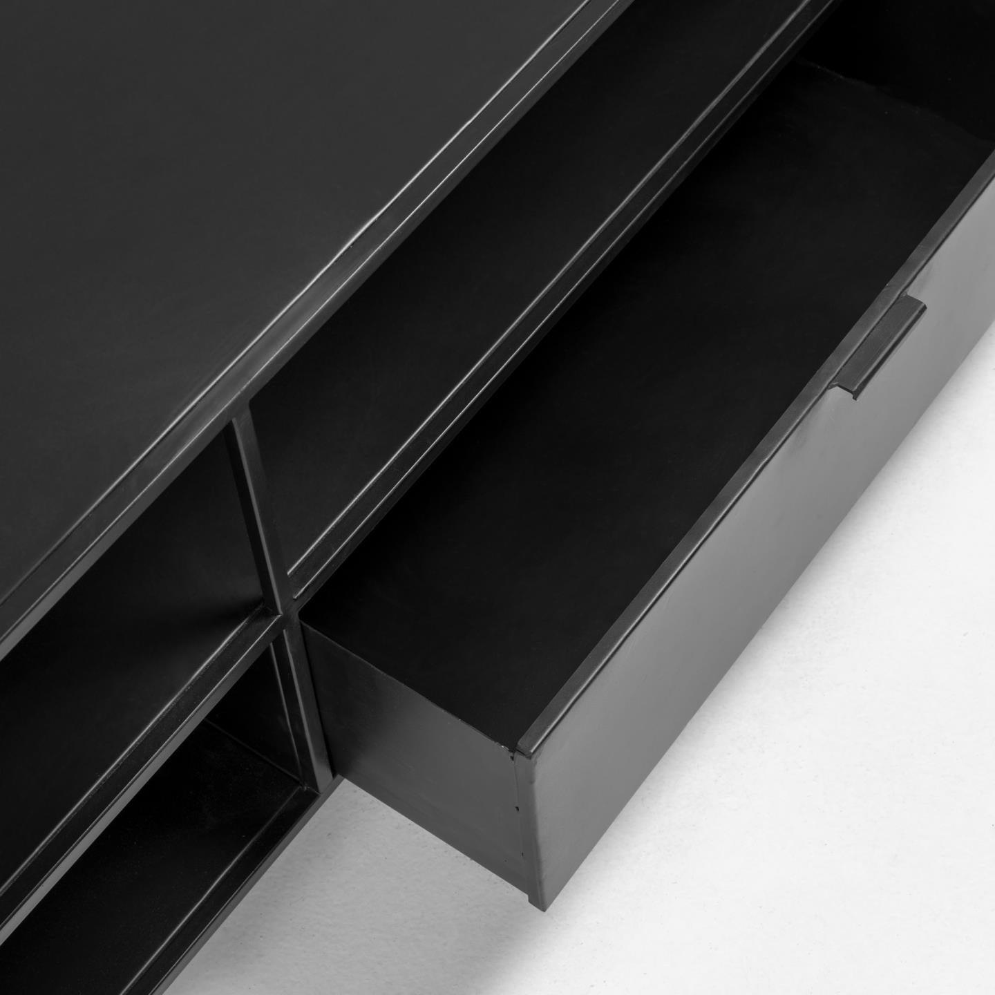 Szafka RTV SHANTAY czarny La Forma Eye on Design