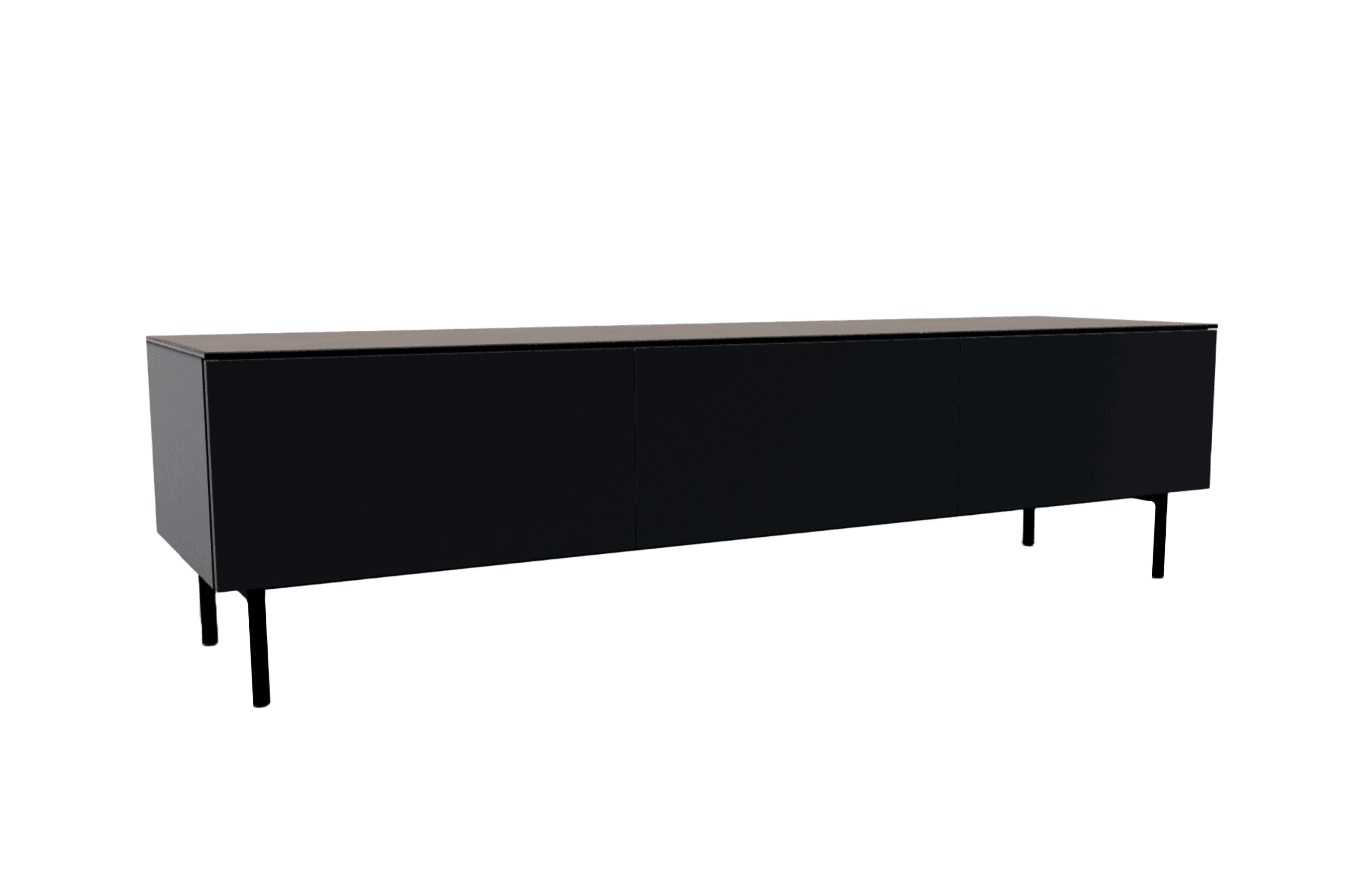 Szafka RTV UNIVERSAL czarny mat – Calligaris