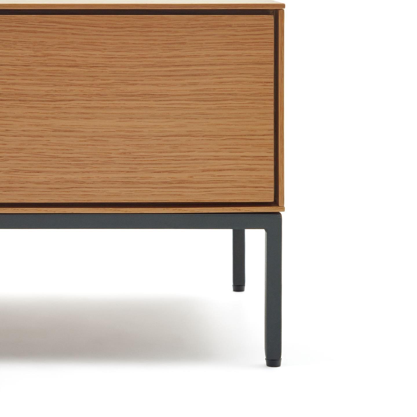 Szafka RTV VEDRANA fornir dębowy La Forma Eye on Design