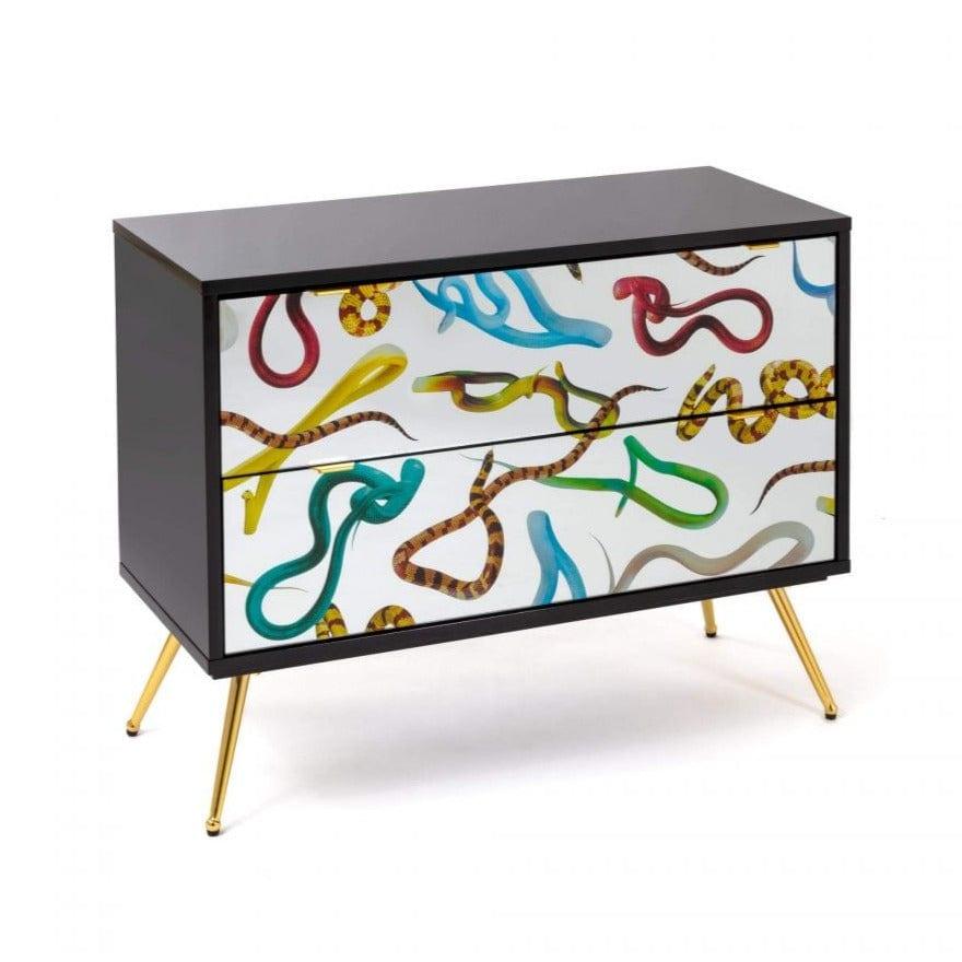 Szafka SNAKES z 2 szufladami Seletti Eye on Design