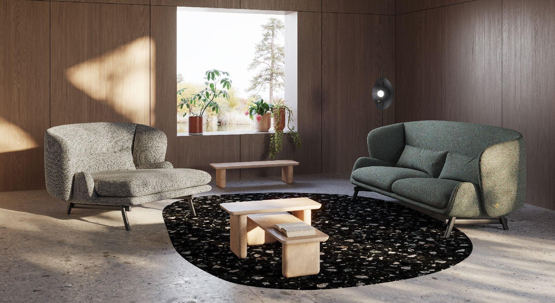 Szezlong COQUILLE żółty Liu Jo Living Eye on Design