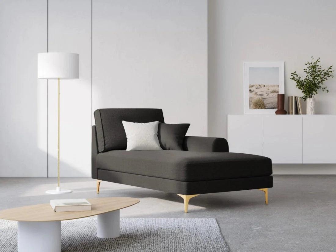 Szezlong prawostronny MADARA ciemnoszary Mazzini Sofas Eye on Design