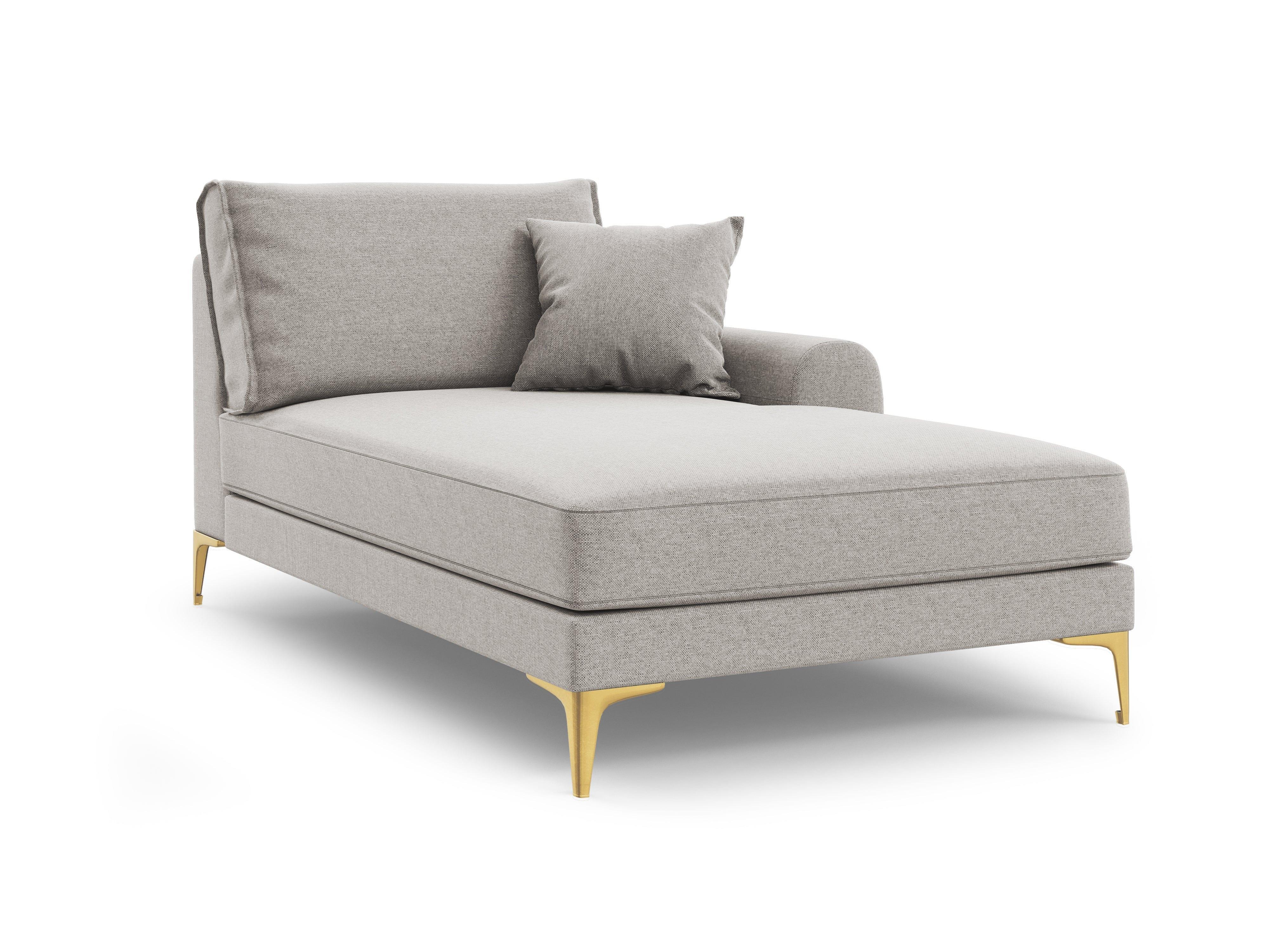 Szezlong prawostronny MADARA jasnoszary Mazzini Sofas Eye on Design