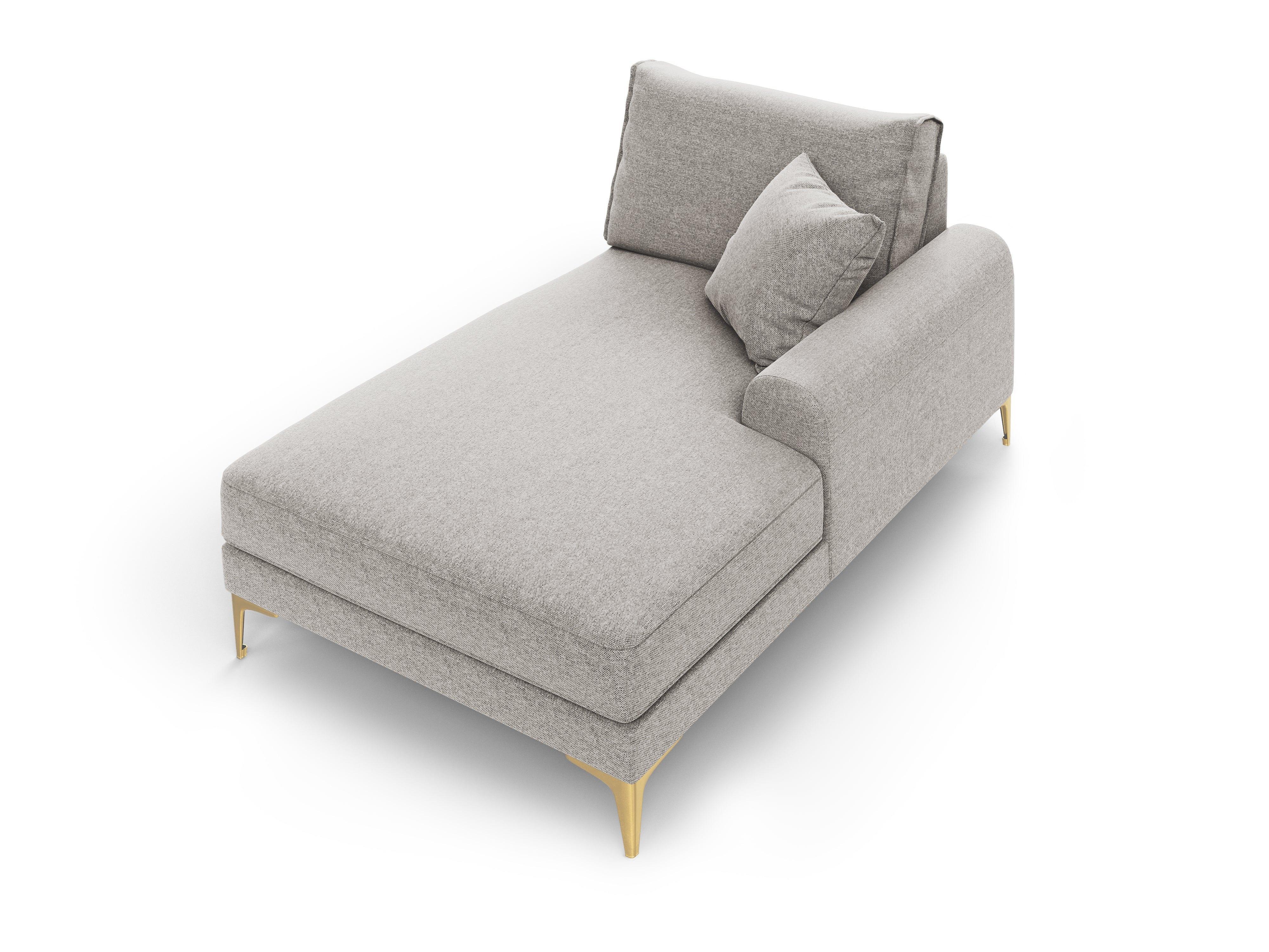 Szezlong prawostronny MADARA jasnoszary Mazzini Sofas Eye on Design