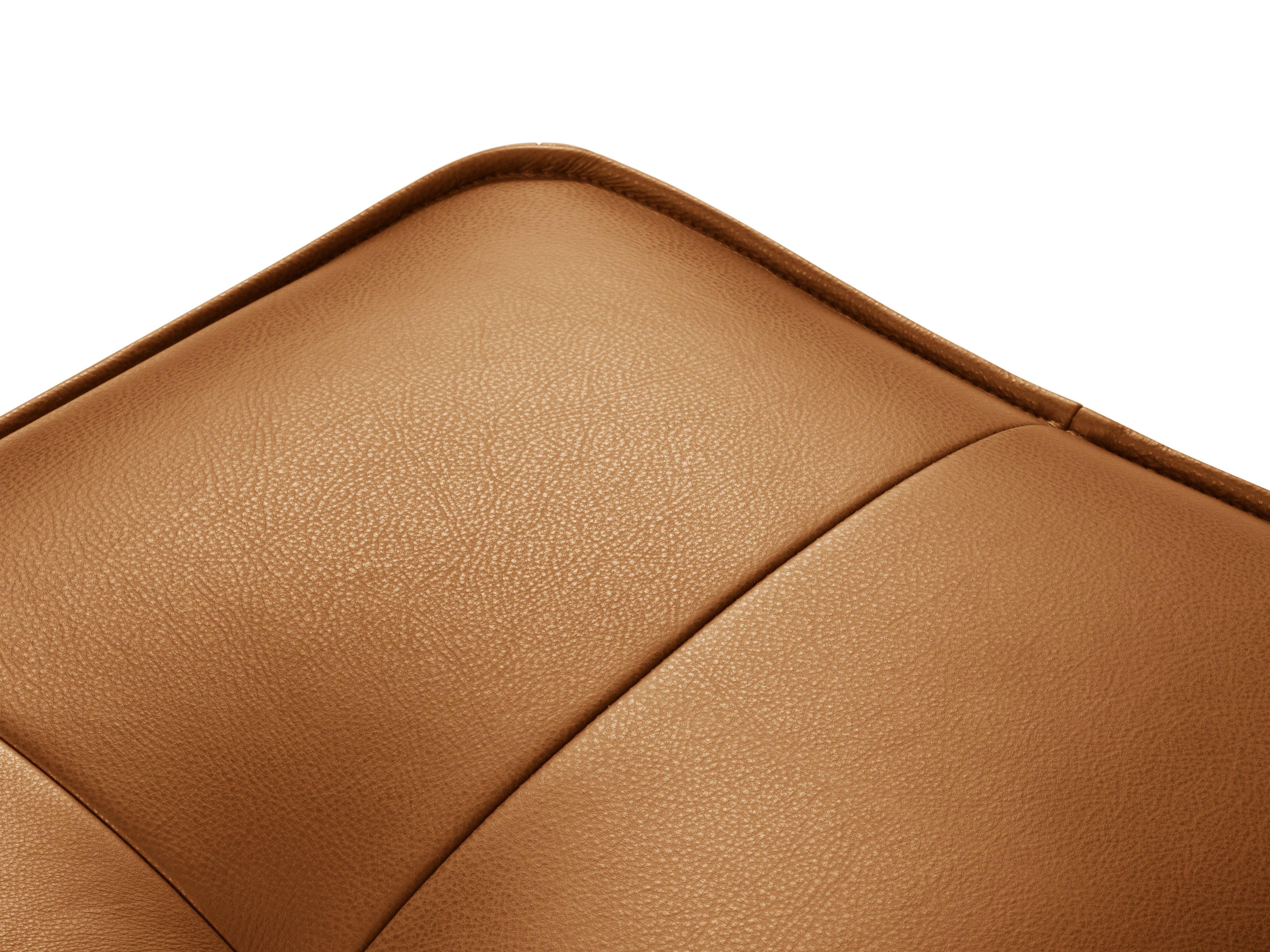 Szezlong skórzany lewostronny LILY koniakowy Maison Heritage Eye on Design