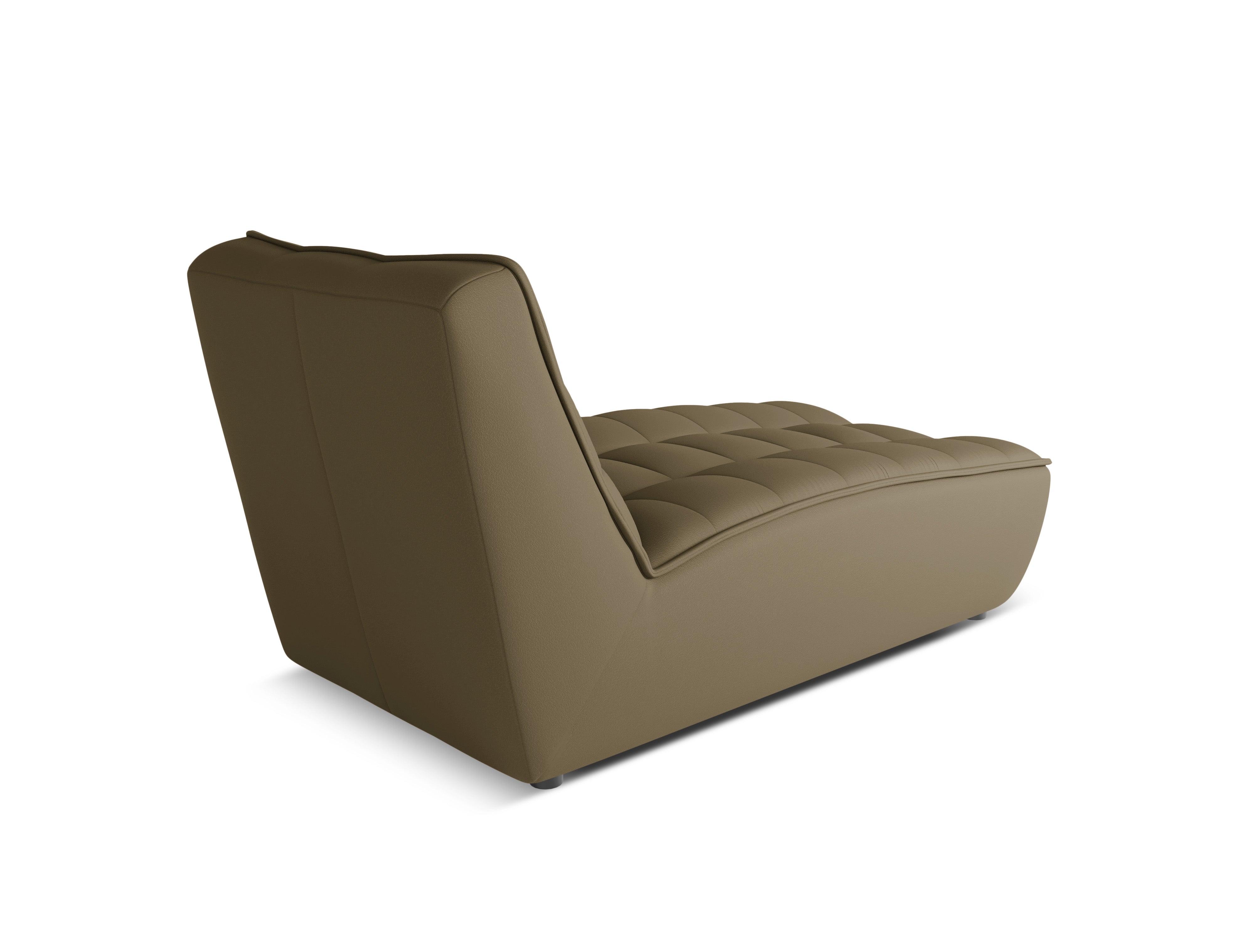 Szezlong skórzany MONI oliwkowy Maison Heritage Eye on Design