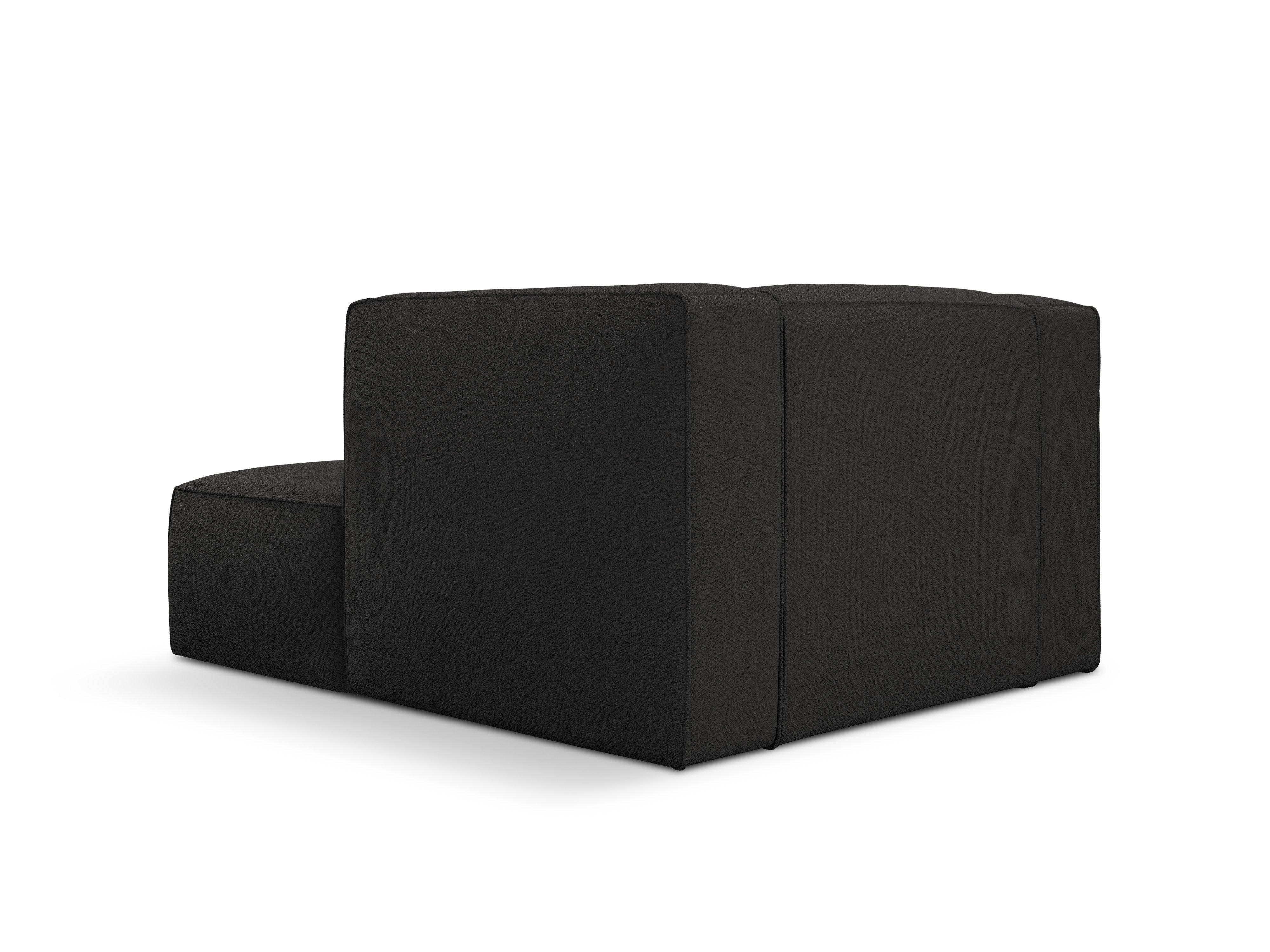 Szezlong w tkaninie bouclé MUSE czarny CXL by Christian Lacroix Eye on Design