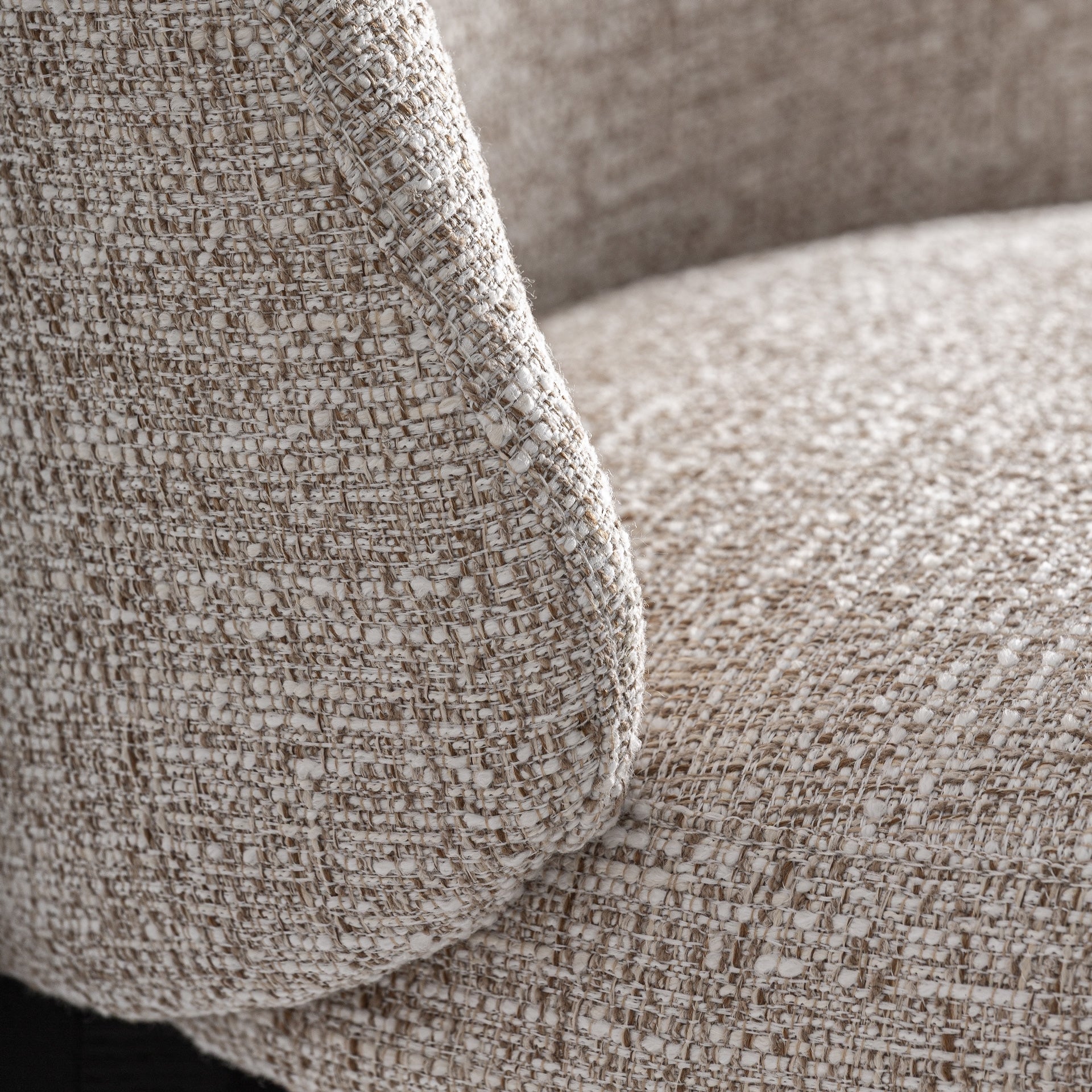 SIRIUS Bar Stool Beige with Black Ash Base