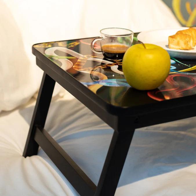 Taca rozkładana SNAKES czarny Seletti Eye on Design