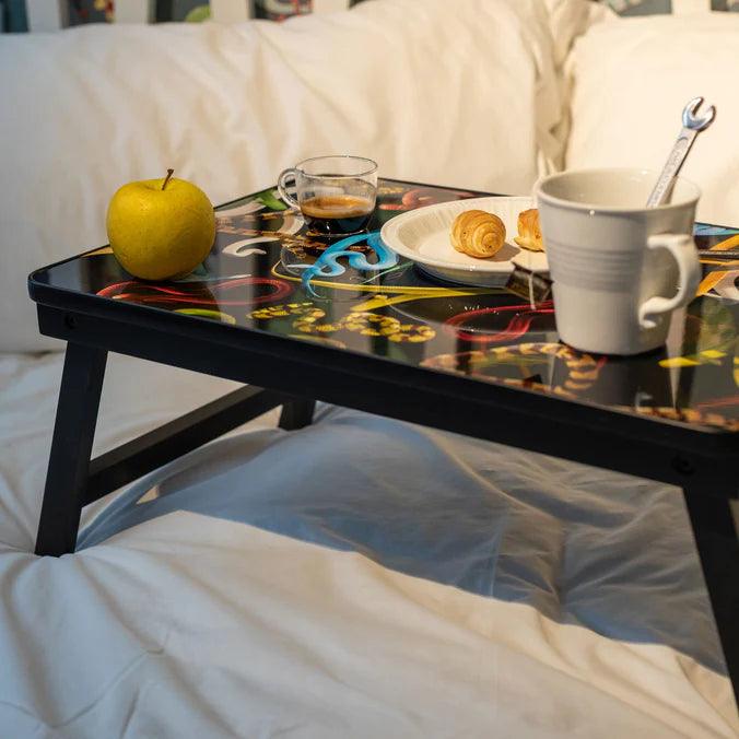 Taca rozkładana SNAKES czarny Seletti Eye on Design