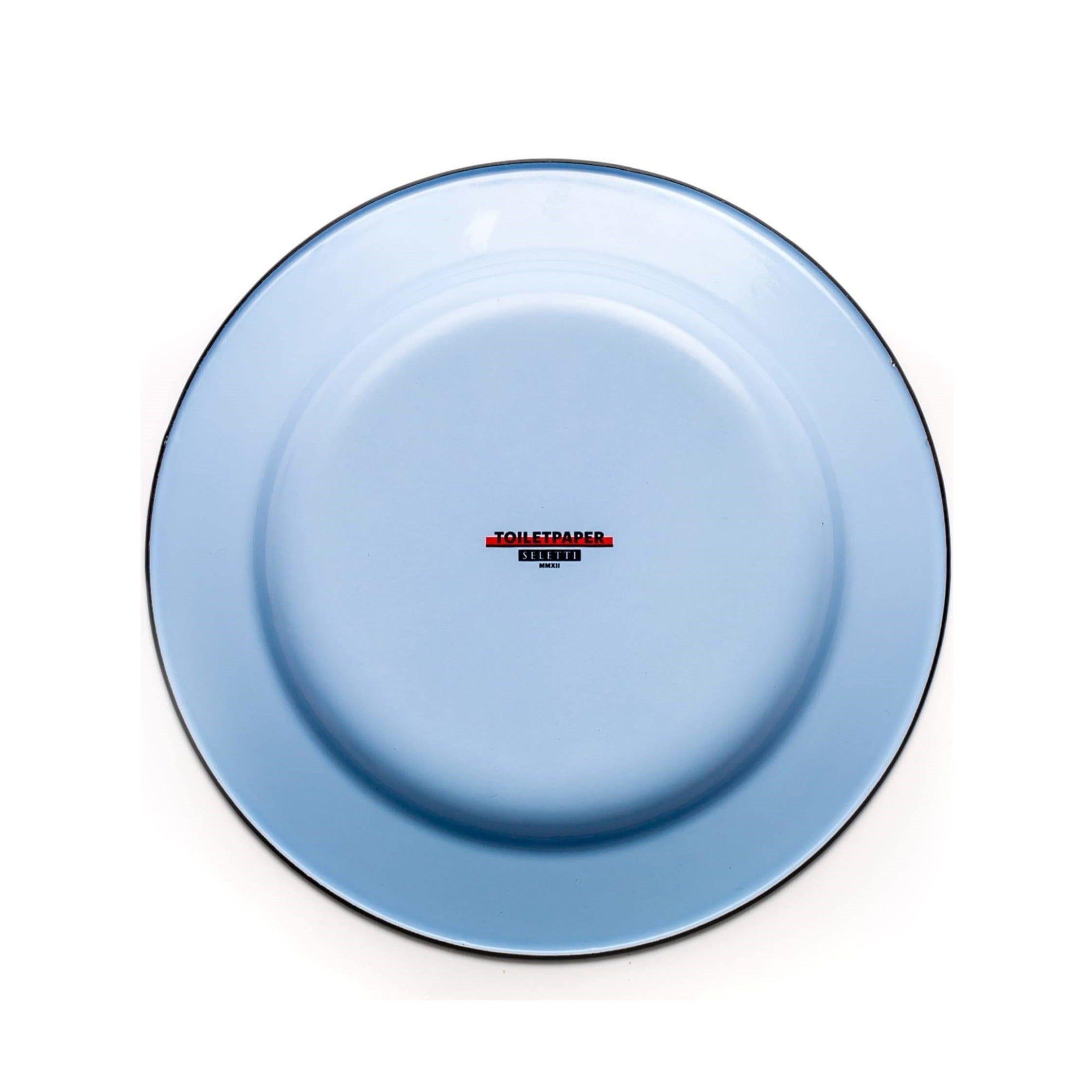 Talerz emaliowany HORSE niebieski Seletti Eye on Design