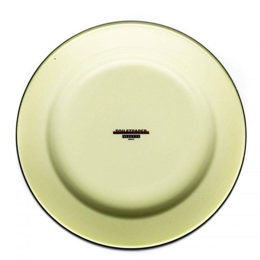 Talerz emaliowany PLUNGER zielony Seletti Eye on Design