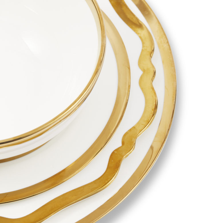 Tafeldienst GOLDEN FINDS porselein