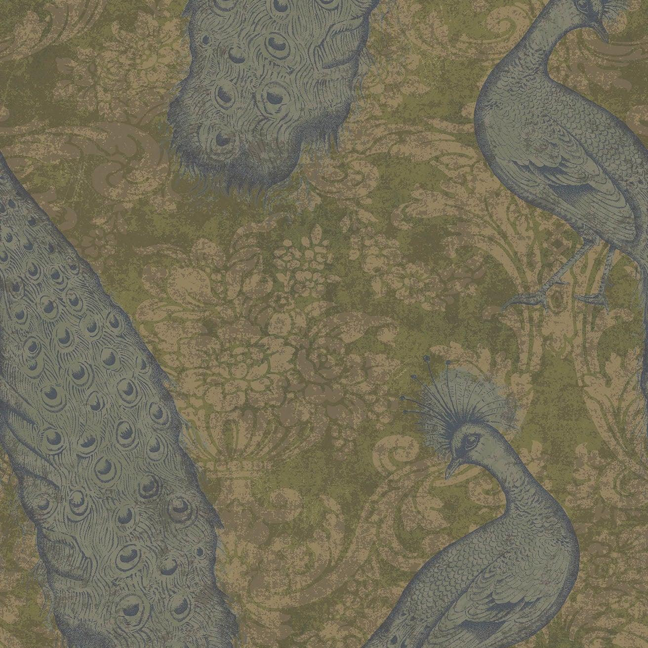 Tapeta ALBEMARLE - Byron metaliczny turkus i złoto Cole & Son Default Title Eye on Design