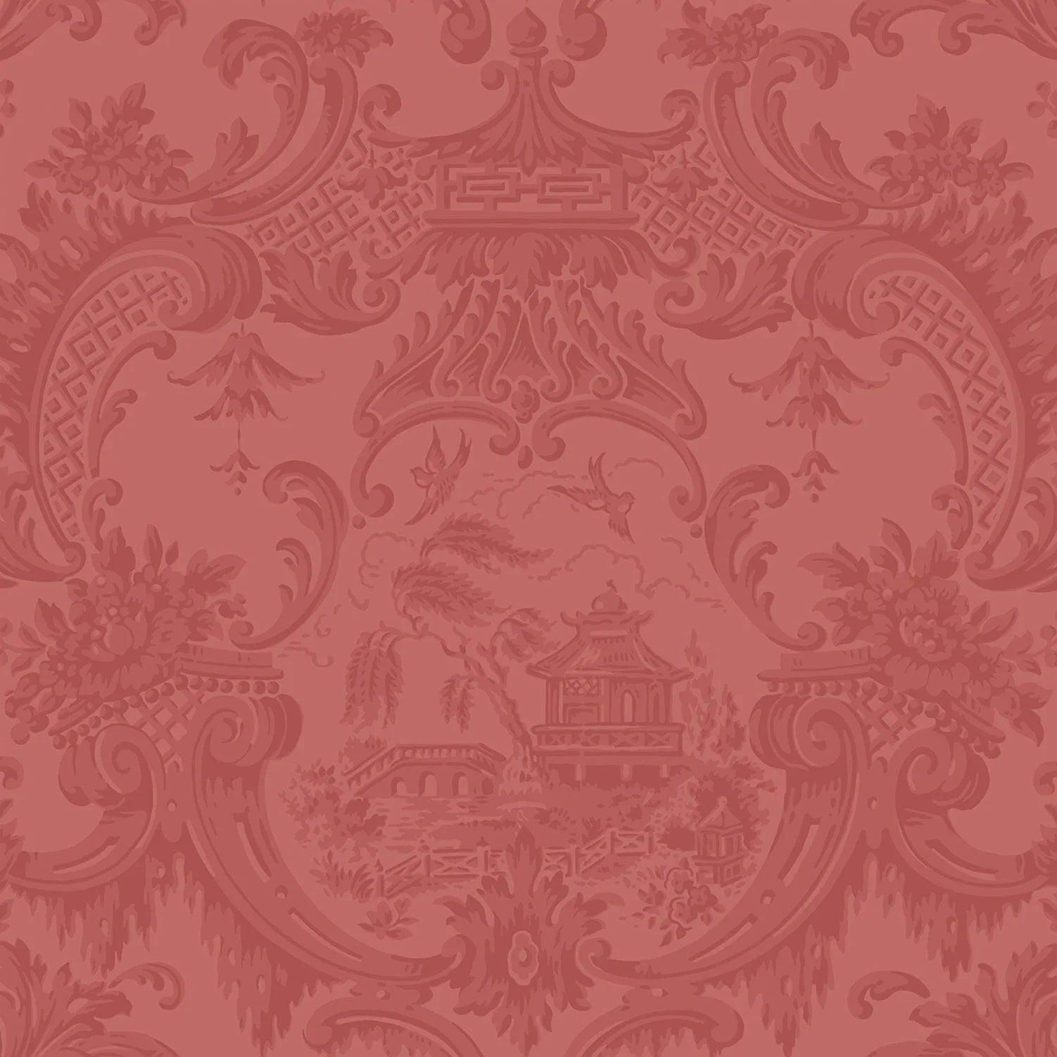 Tapeta ARCHIVE ANTHOLOGY - Chippendale China czerwony Cole & Son Eye on Design