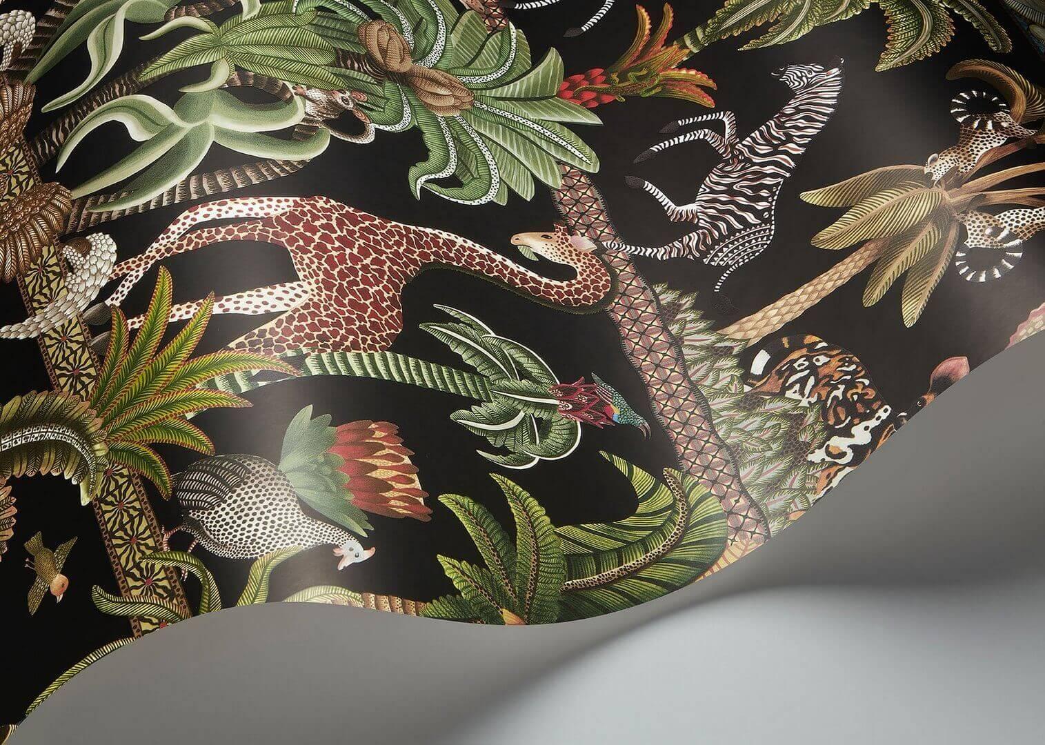 Tapeta ARDMORE JABULA - Afrika Kingdom czarny Cole & Son Eye on Design