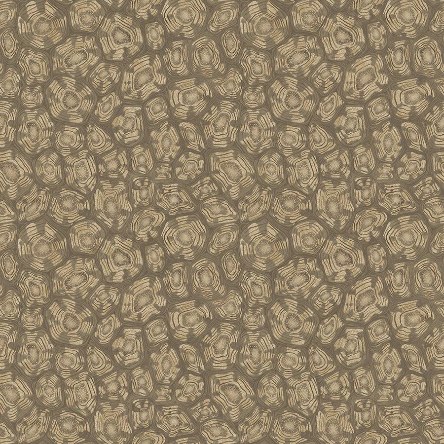 Tapeta ARDMORE JABULA - Savanna Shell brąz i metaliczne złoto Cole & Son Eye on Design