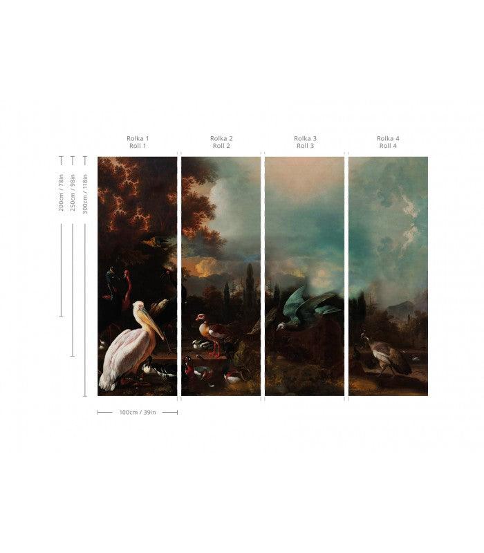 Tapeta Art Birds Wallcolors Eye on Design