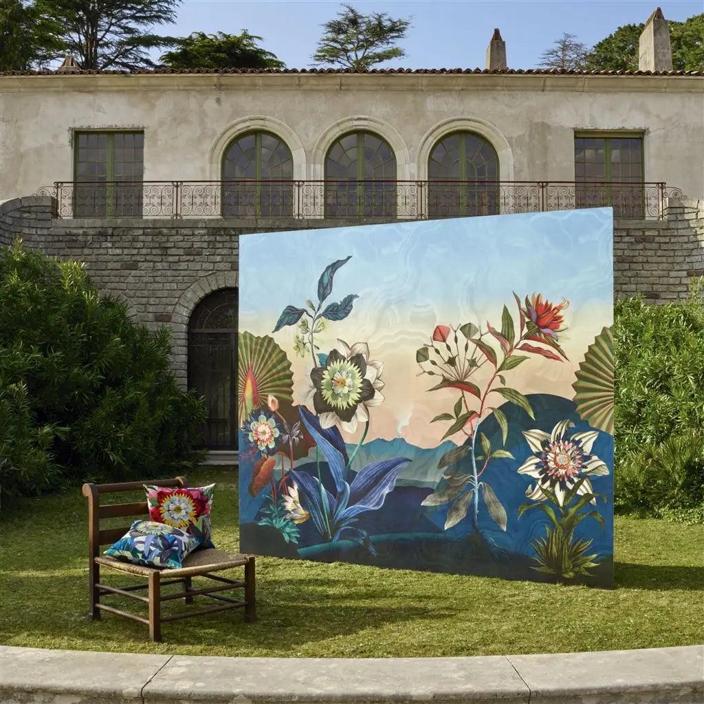 Tapeta ATLANTIS AUBE niebieski na ścianę – Christian Lacroix