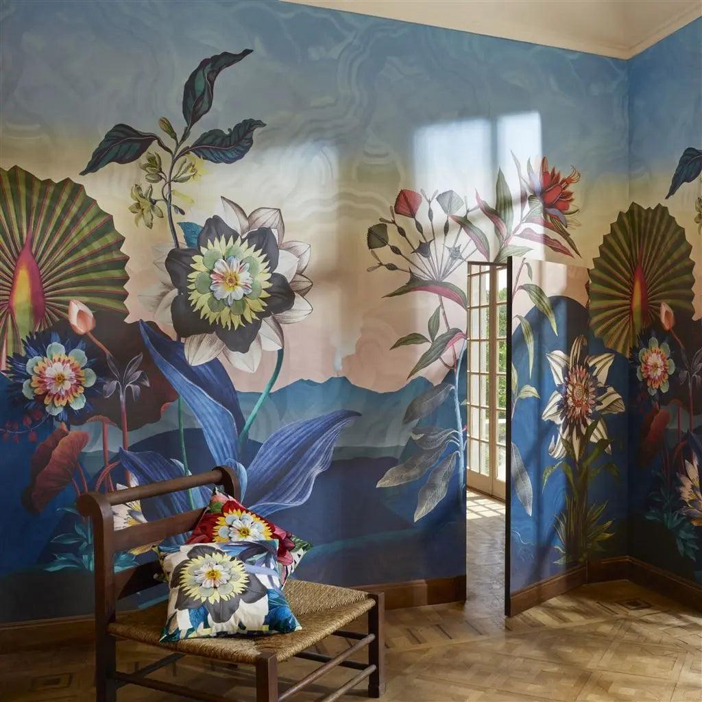 Tapeta ATLANTIS AUBE niebieski, marka Christian Lacroix