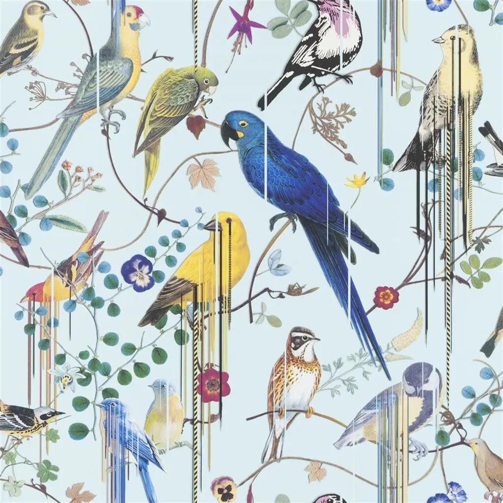 Tapeta BIRDS SINFONIA SOURCE błękitny – Christian Lacroix