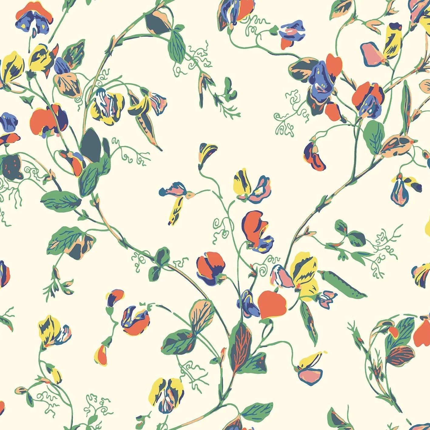 Tapeta BOTANICAL BOTANICA - Sweet Pea kremowy Cole & Son Default Title Eye on Design