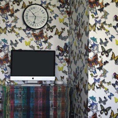 Tapeta BUTTERFLY PARADE - MULTICOLORE biały Christian Lacroix Eye on Design