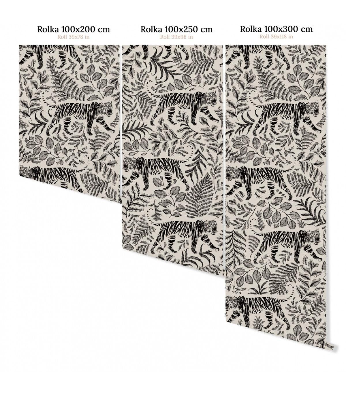 Tapeta CAMOUFLAGED TIGER biały Wallcolors Eye on Design