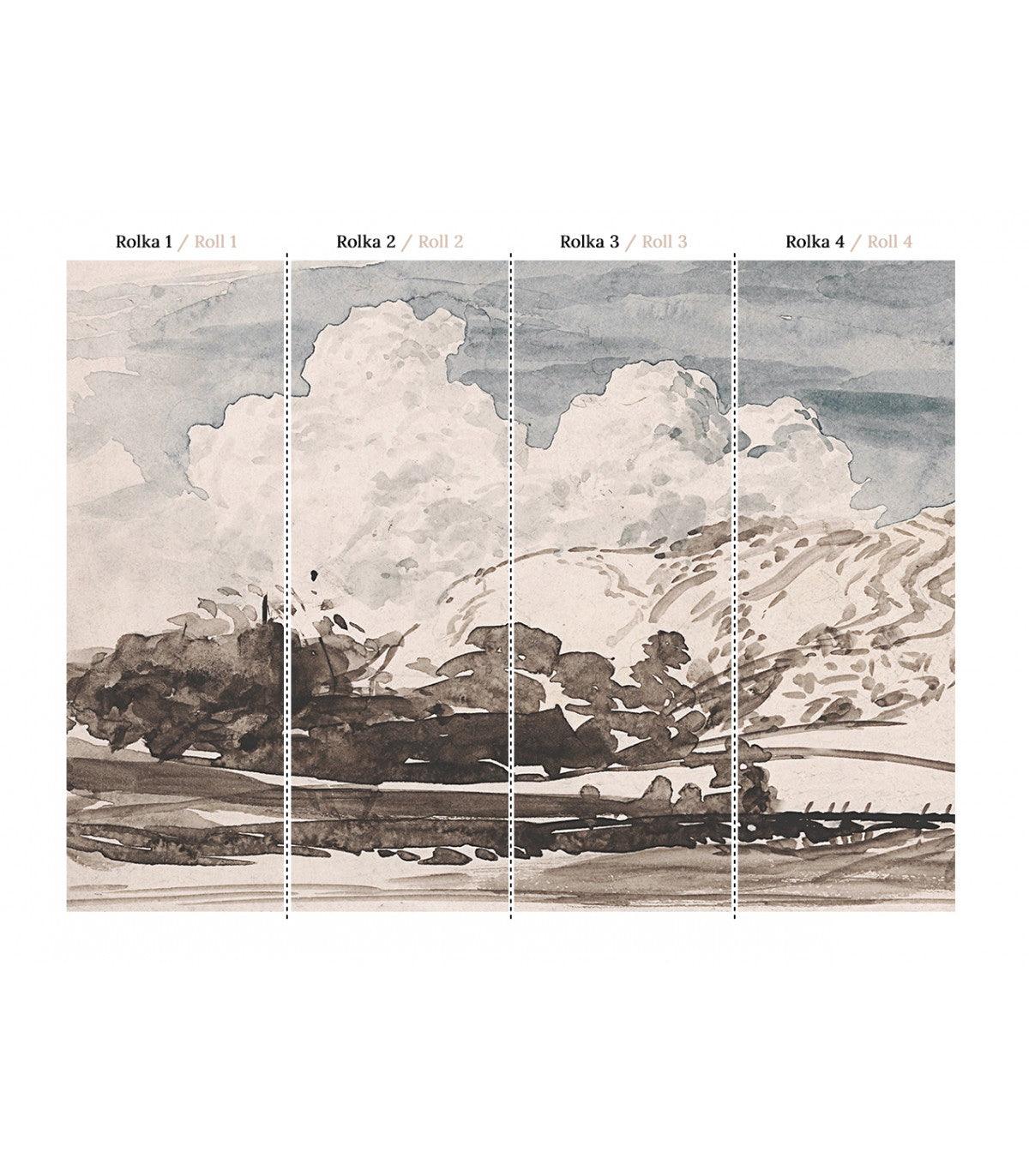 Tapeta CLOUDY Wallcolors Eye on Design