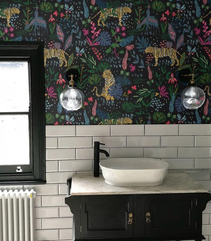 Tapeta COLORFULL TIGER Wallcolors Eye on Design