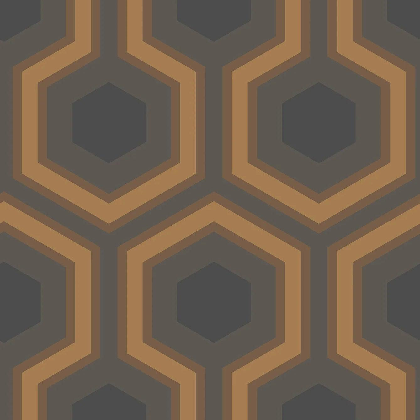 Tapeta CONTEMPORARY COLLECTION - Hicks' Grand brązowy Cole & Son Eye on Design