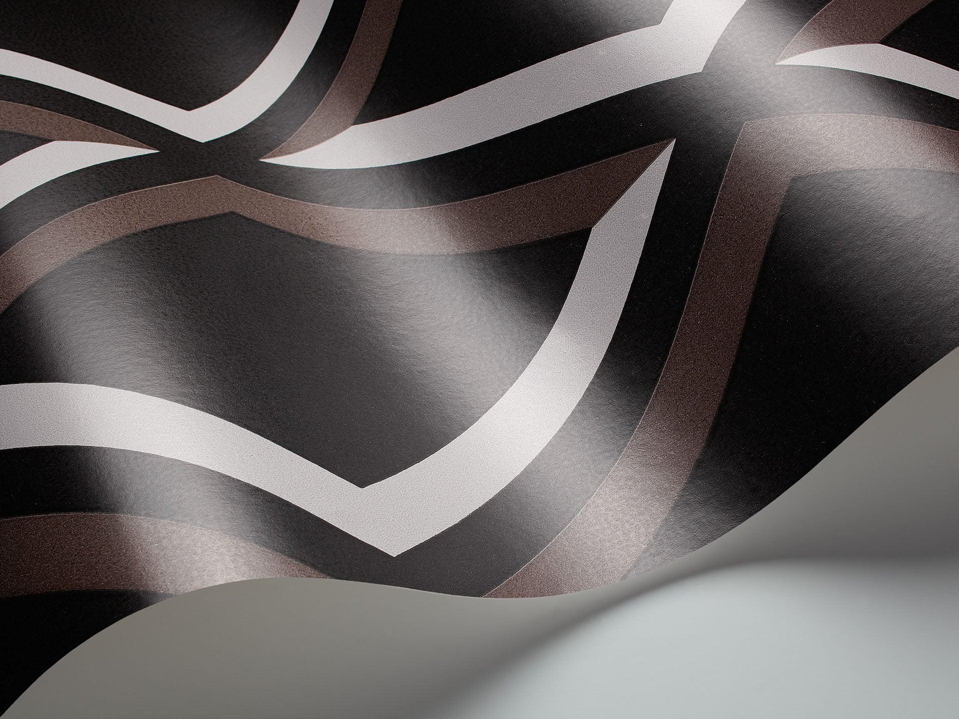 Tapeta CONTEMPORARY COLLECTION - Pompeian szary na brązie Cole & Son Eye on Design