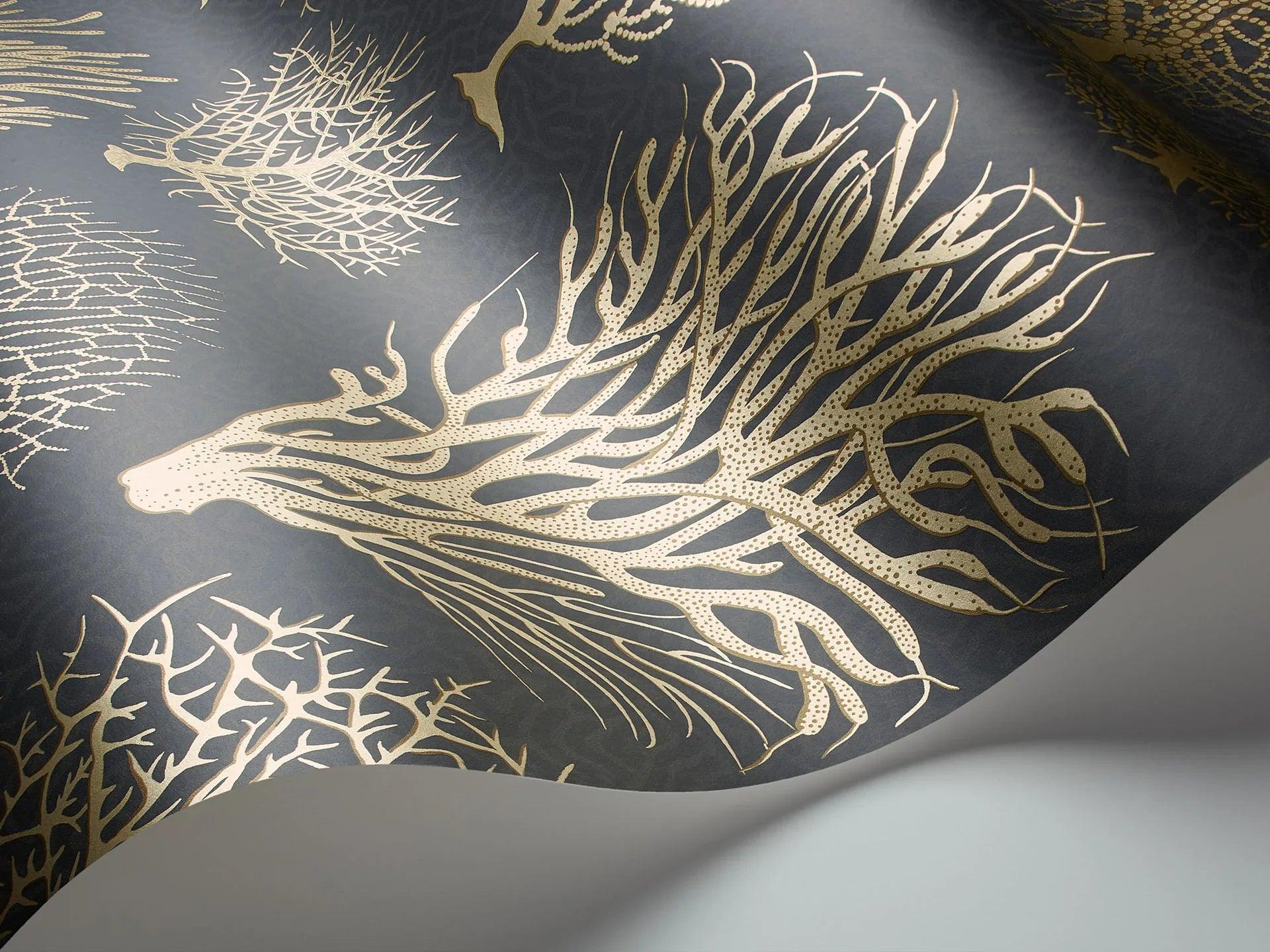 Tapeta CURIO - Seafern węgiel drzewny Cole & Son Eye on Design