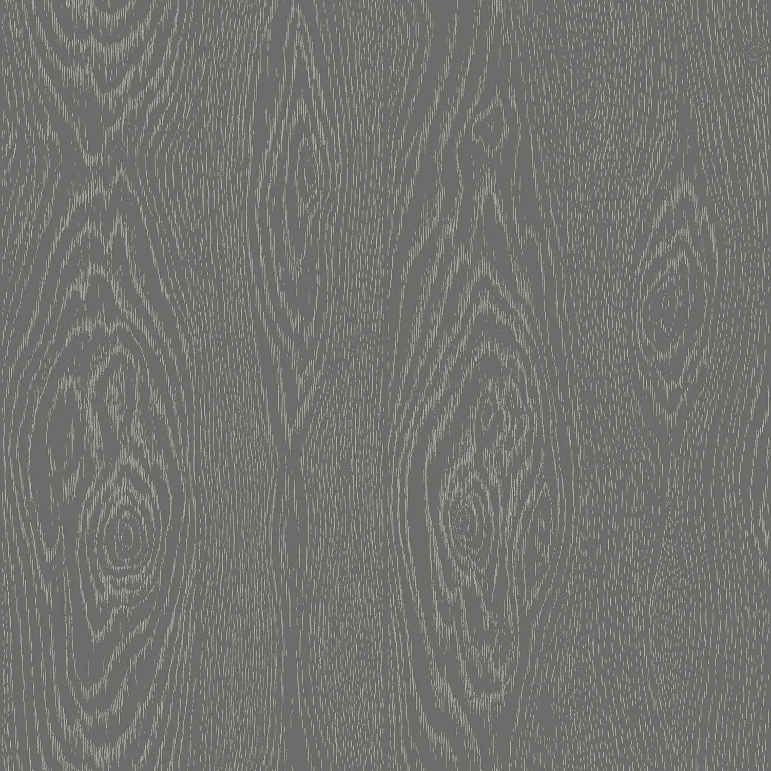 Tapeta CURIO - Wood Grain ciemny szary Cole & Son Eye on Design