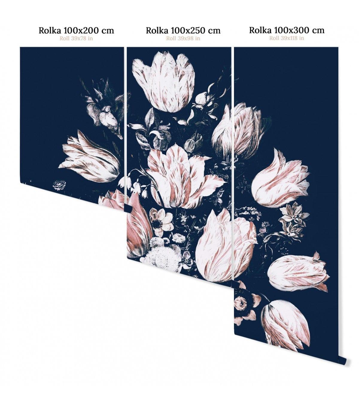 Tapeta FLORAL NAVY Wallcolors Eye on Design